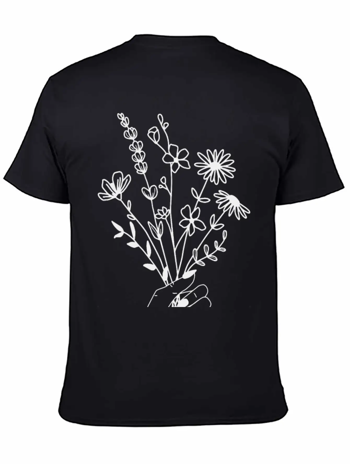 Hand Bouquet Basic Graphic T-Shirt – Daily Comfort In Soft Cotton