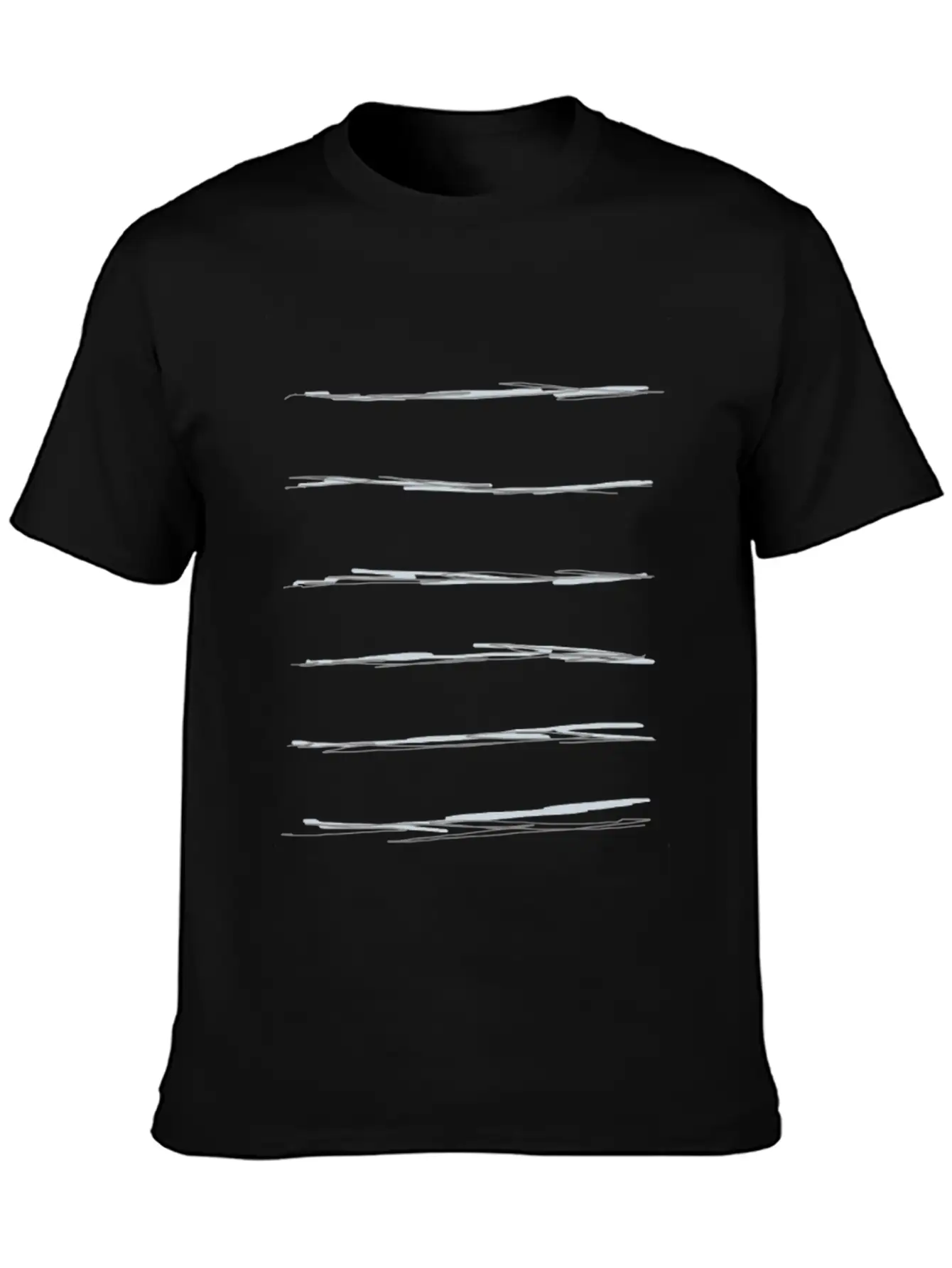 Hand Stripes Basic Graphic T-Shirt – Daily Comfort In Soft Cotton