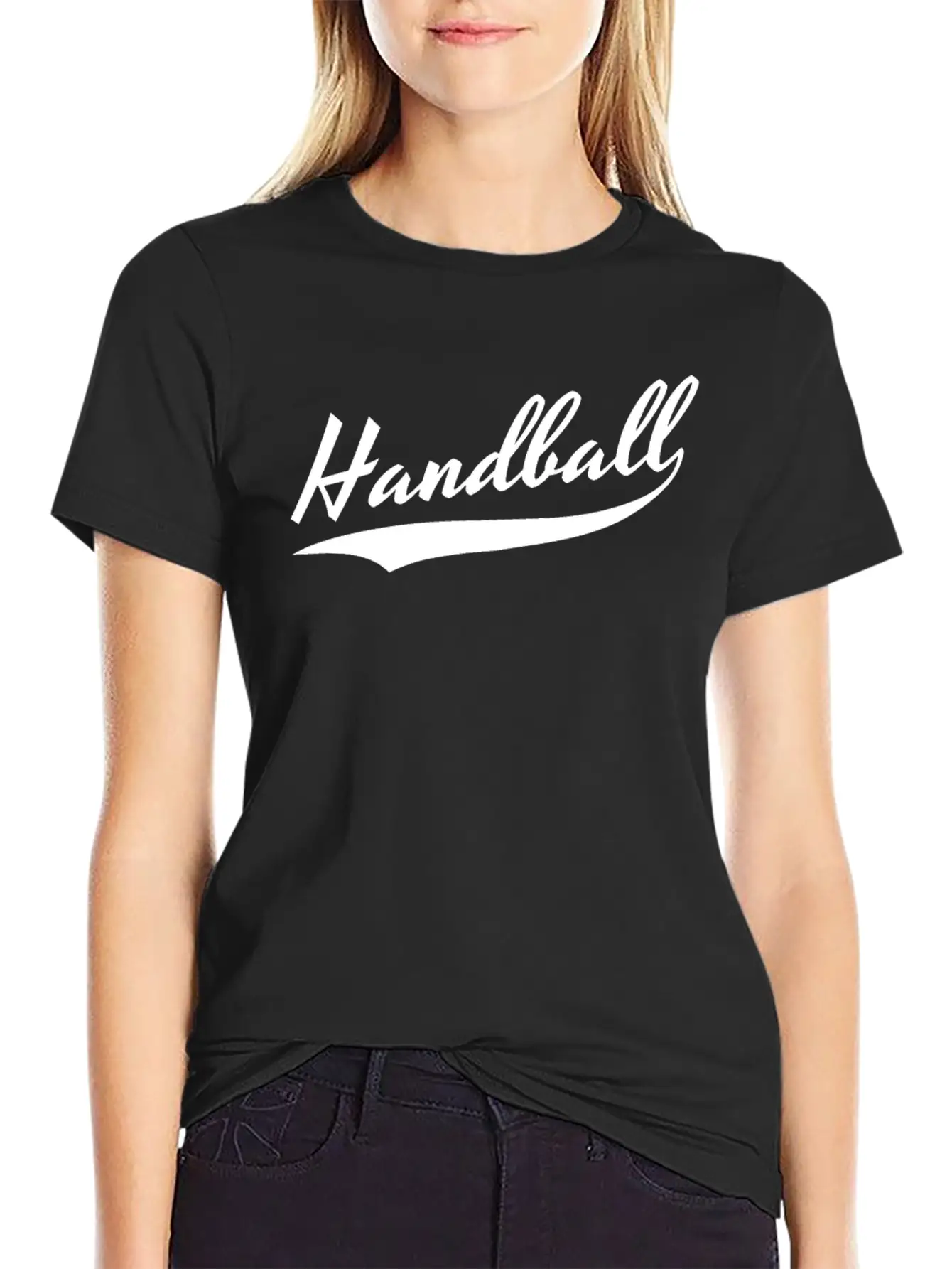 Handball Old School Basic Graphic T-Shirt – Daily Comfort In Soft Cotton