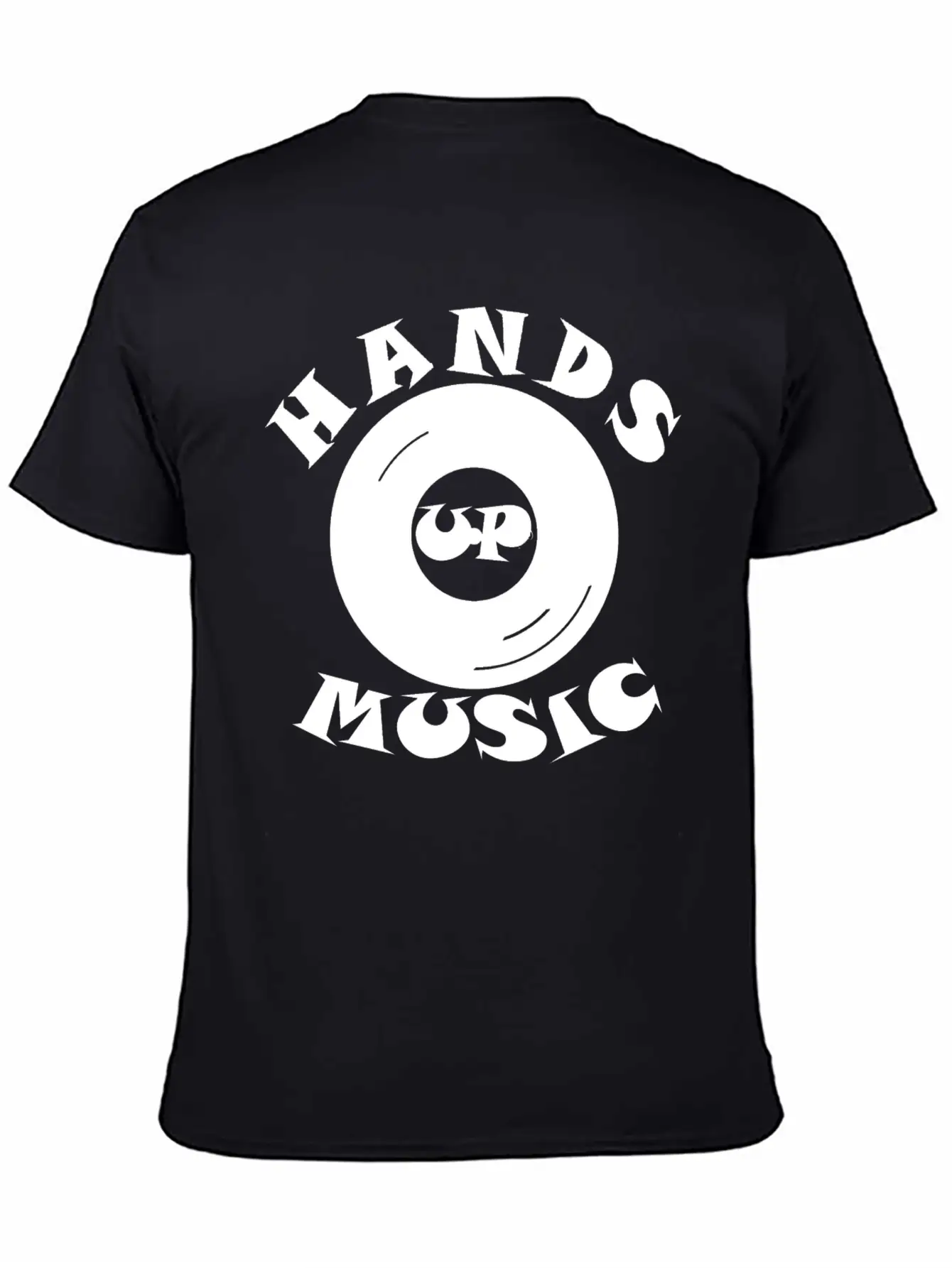 Hands Up Music Dancecore Techno Gifts Basic Graphic T-Shirt – Daily Comfort In Soft Cotton