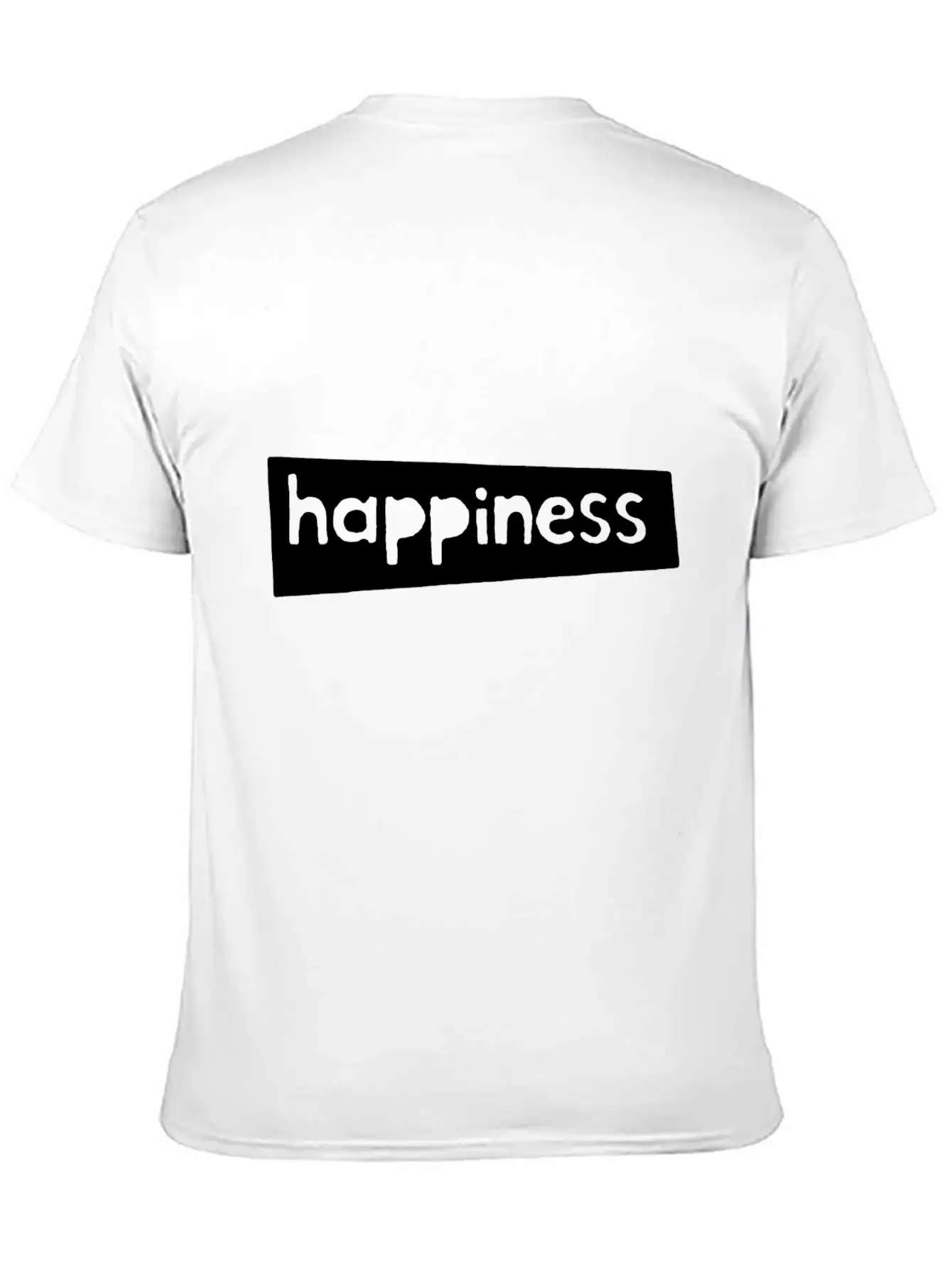 Happiness Only Essential Cotton Tee For Daily Outfits – Unisex Style
