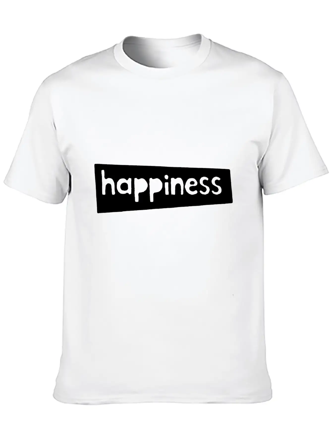 Happiness Only Essential Cotton Tee For Daily Outfits – Unisex Style