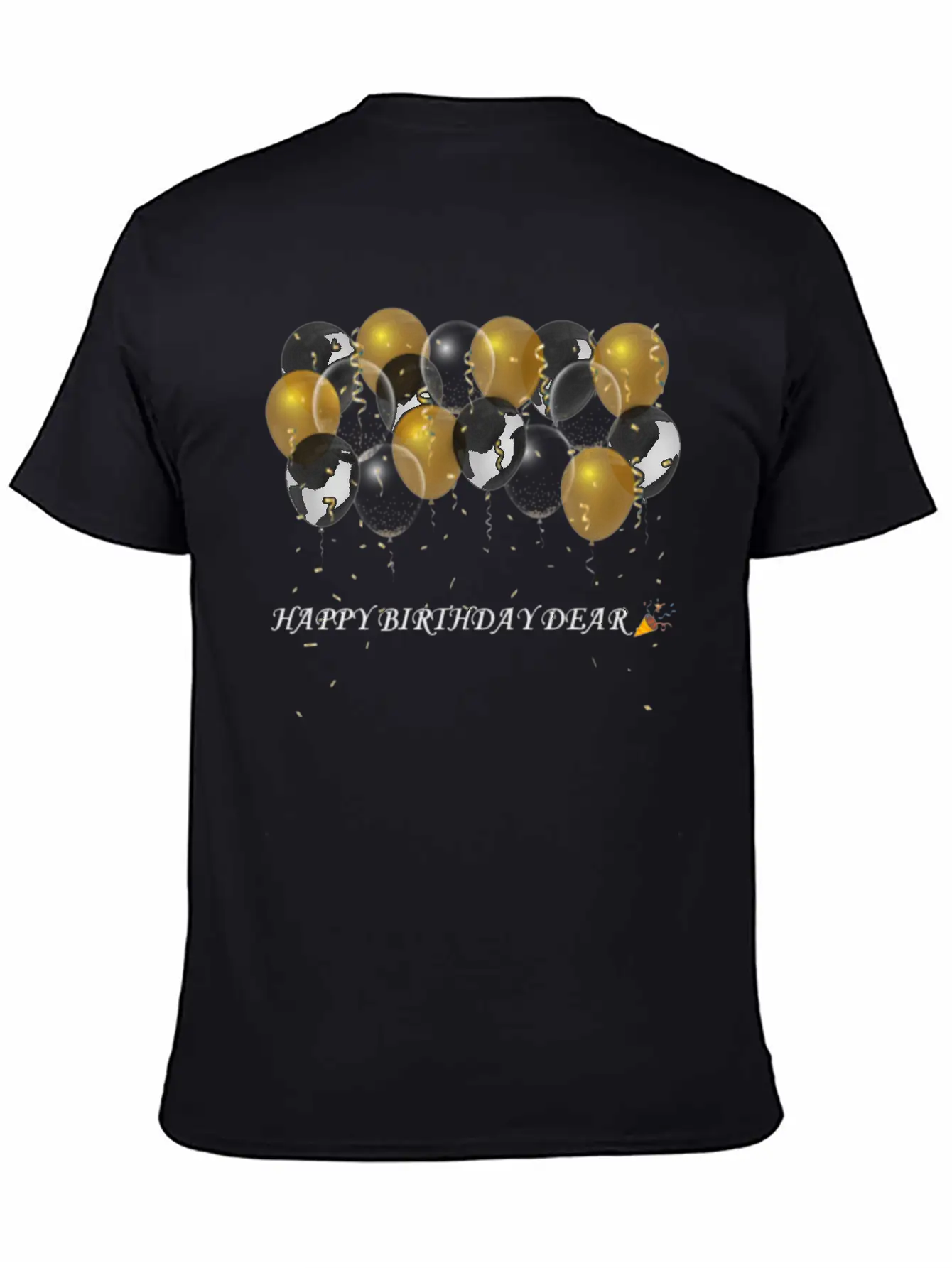 Happy Birthday Relaxed Everyday Tee – Lightweight And Durable Cotton