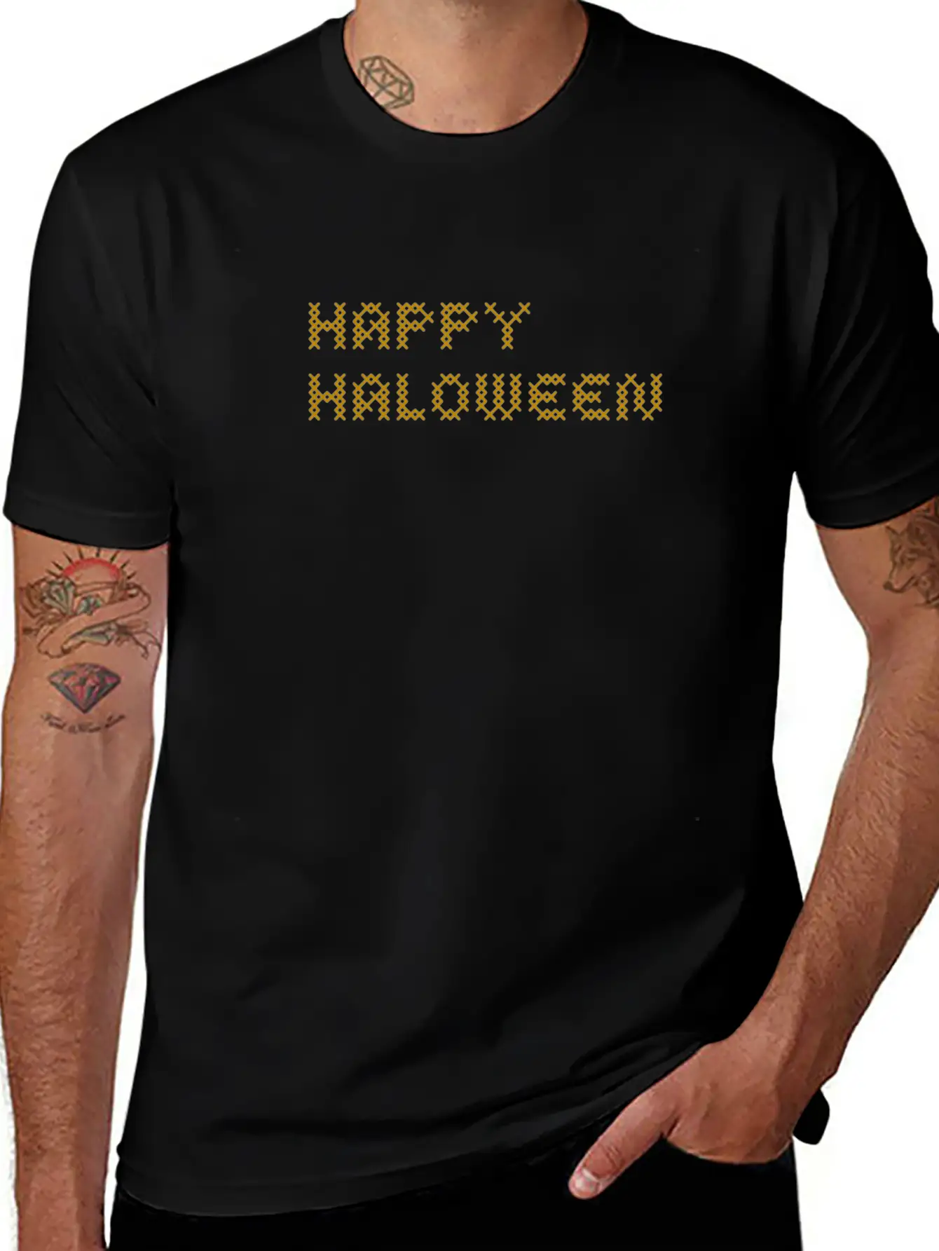 Happy Haloween Stylish Everyday T-Shirt – Unisex Basic Cotton Tee