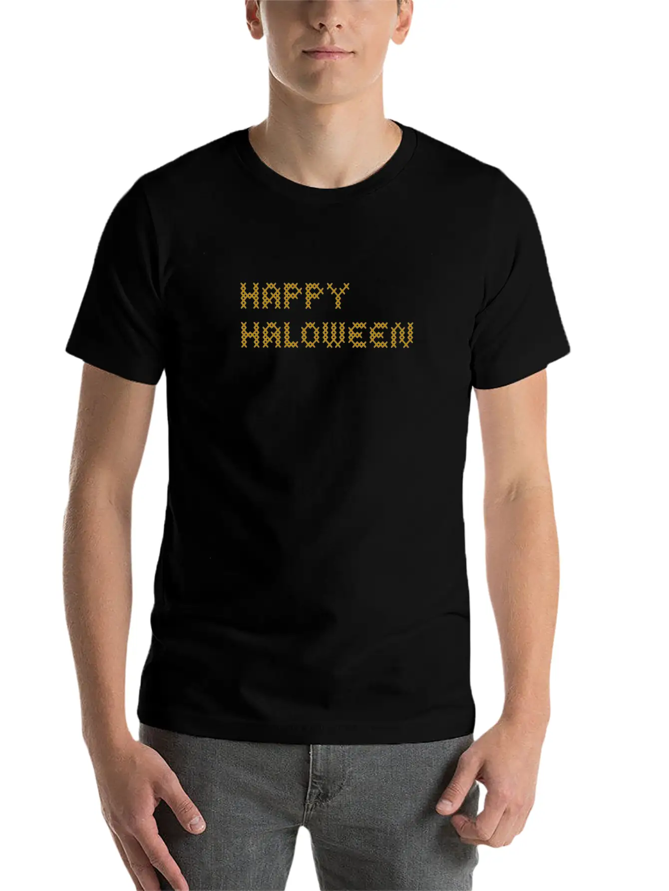 Happy Haloween Stylish Everyday T-Shirt – Unisex Basic Cotton Tee
