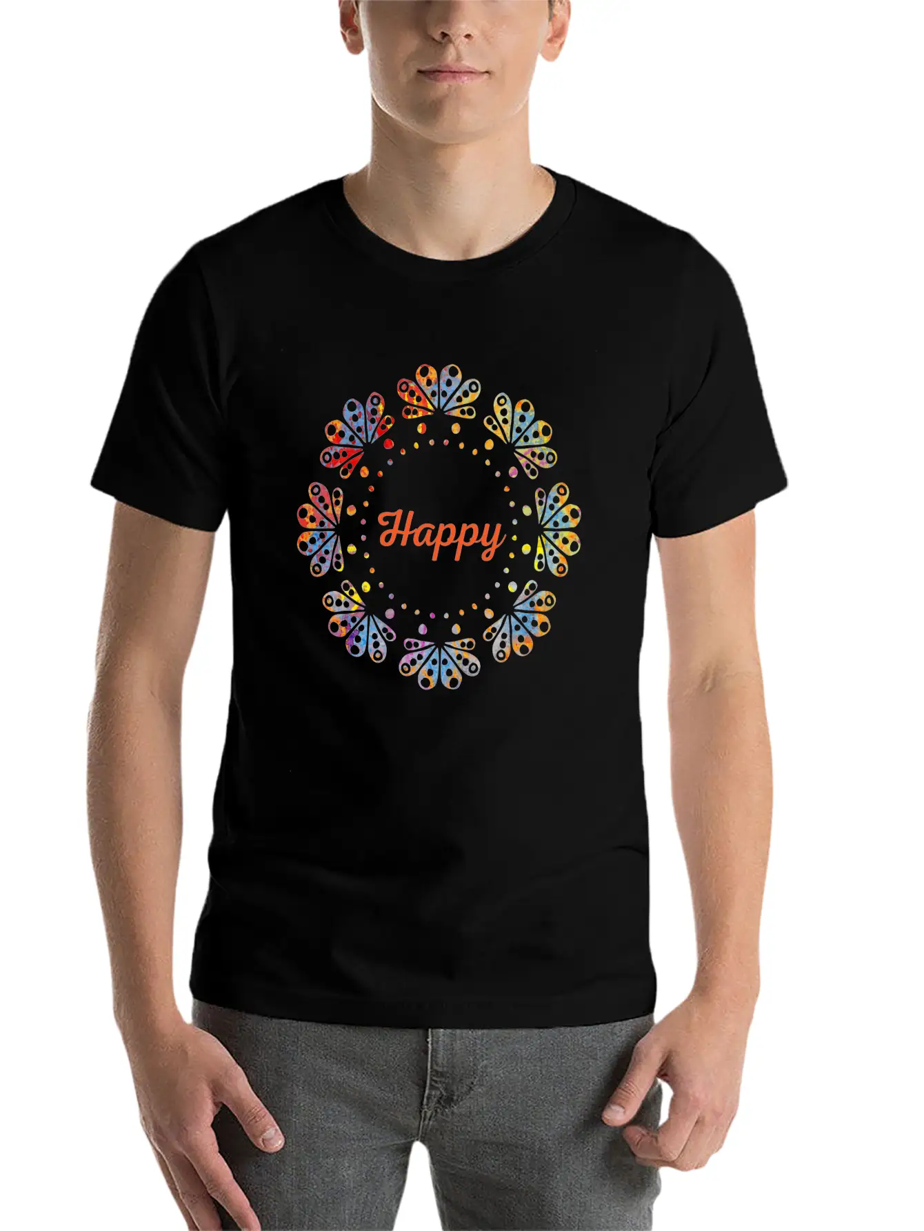 Happy Stylish Everyday T-Shirt – Unisex Basic Cotton Tee