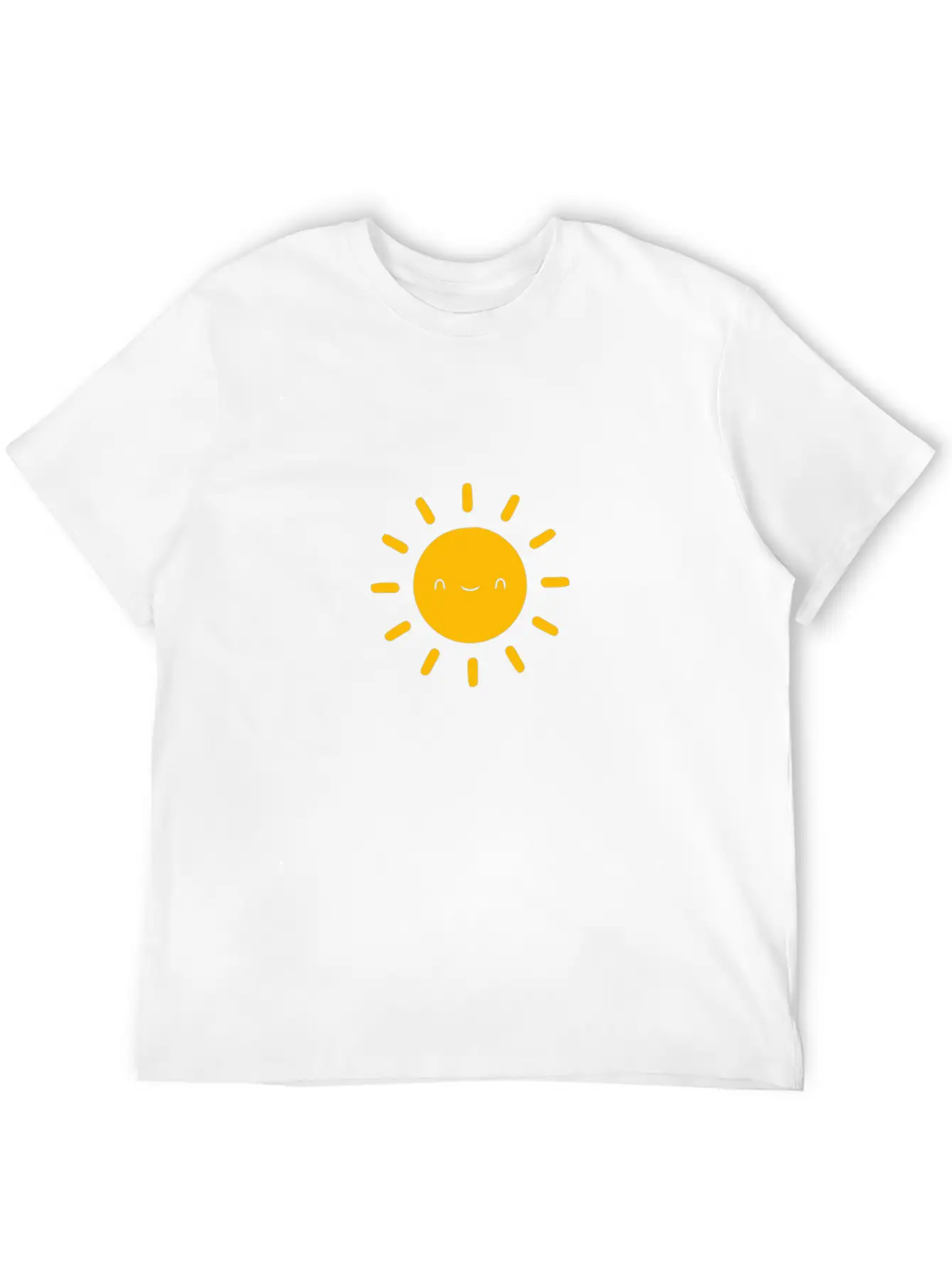 Happy Sun Is Kawaii And Cute Basic Graphic T-Shirt – Daily Comfort In Soft Cotton