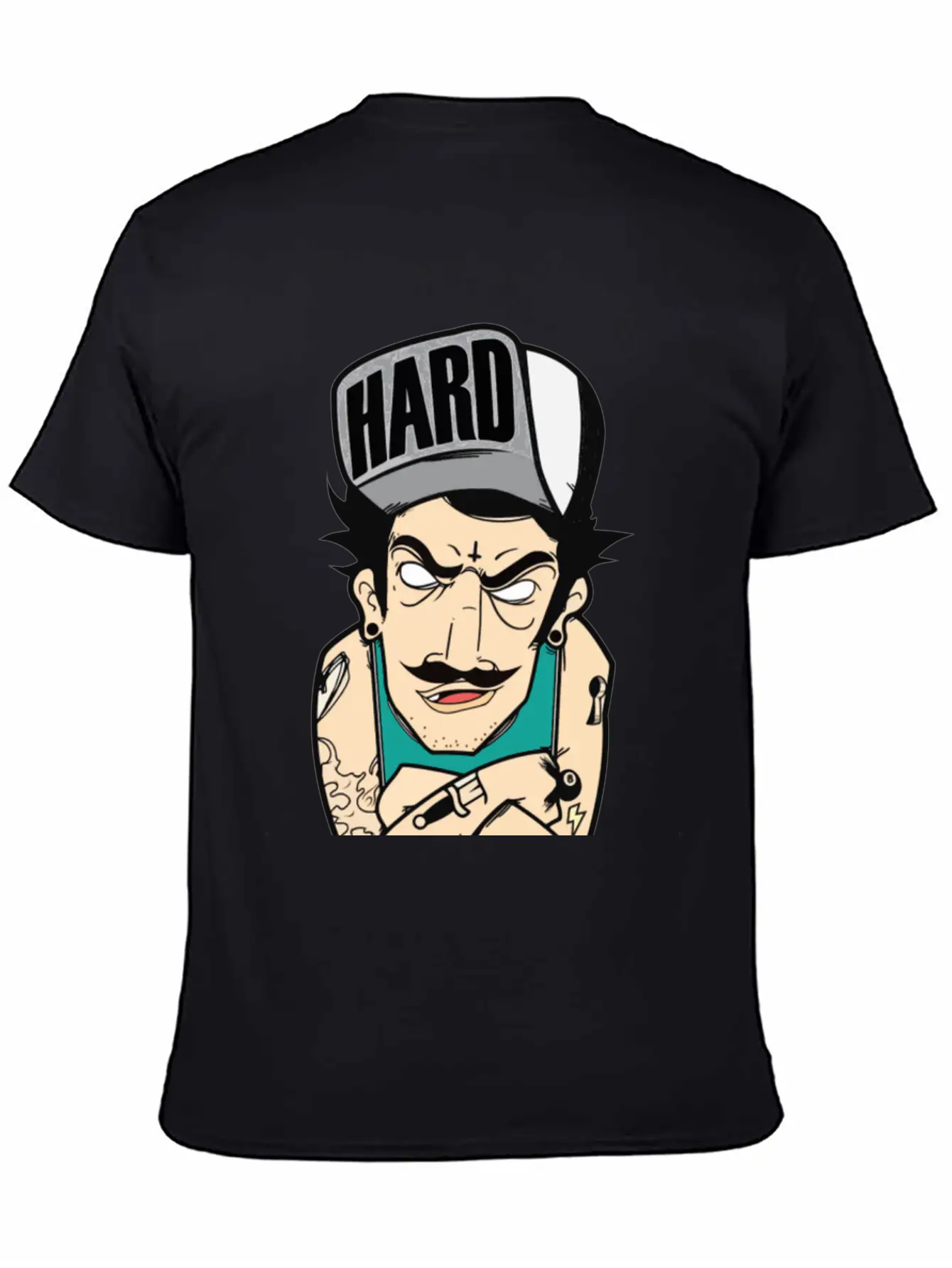HARD FUNK Stylish Everyday T-Shirt – Unisex Basic Cotton Tee