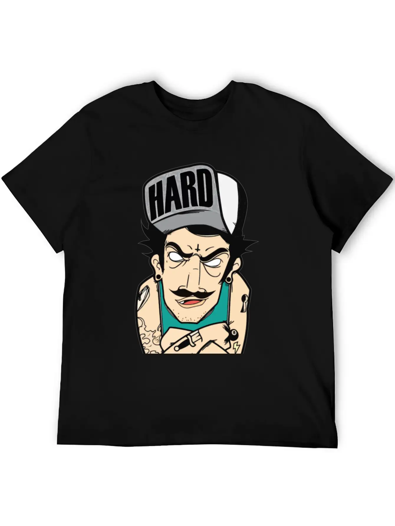 HARD FUNK Stylish Everyday T-Shirt – Unisex Basic Cotton Tee