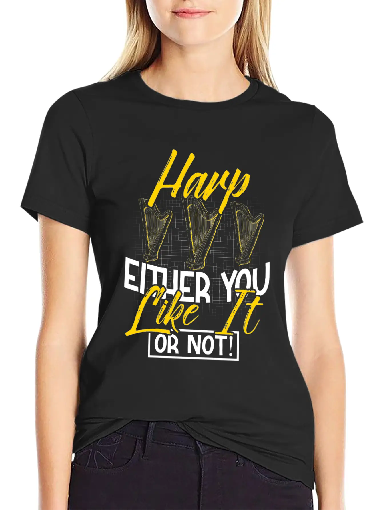 Harp Stylish Everyday T-Shirt – Unisex Basic Cotton Tee