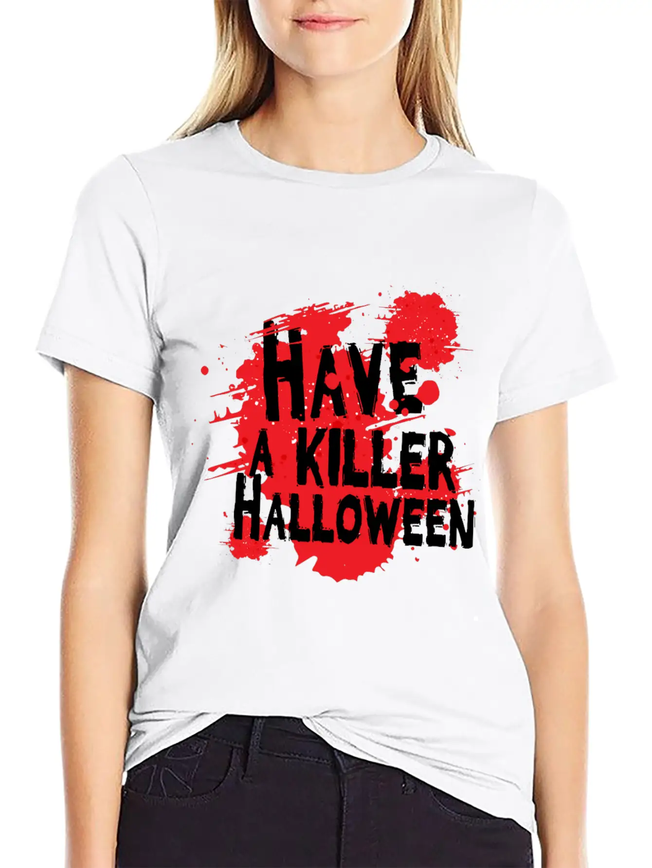 Have A Killer Halloween Basic Graphic T-Shirt – Daily Comfort In Soft Cotton
