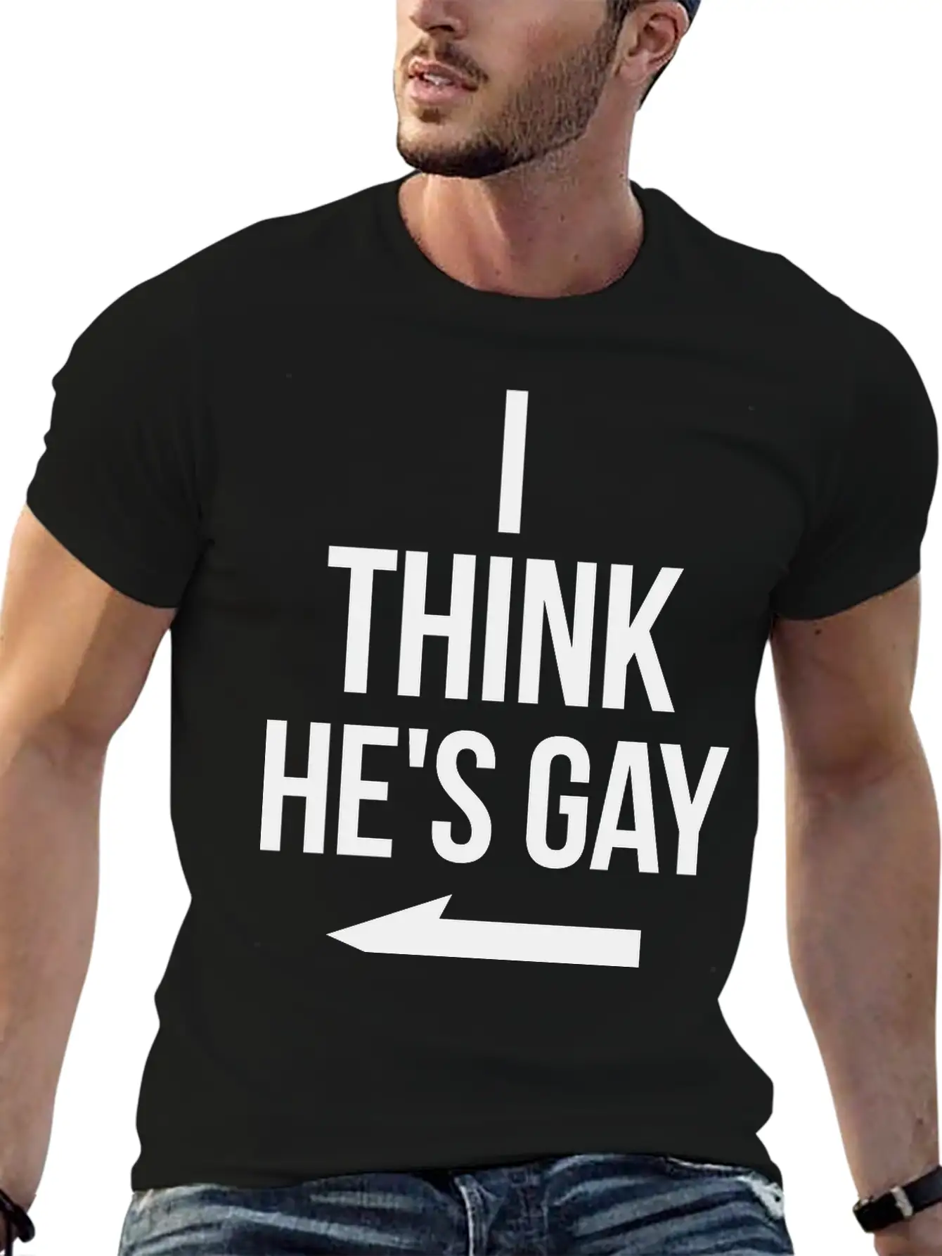 He Is Gay Arrow Stylish Everyday T-Shirt – Unisex Basic Cotton Tee