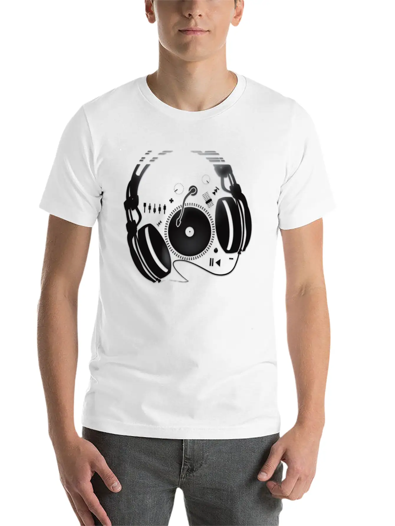Headphones Basic Graphic T-Shirt – Daily Comfort In Soft Cotton
