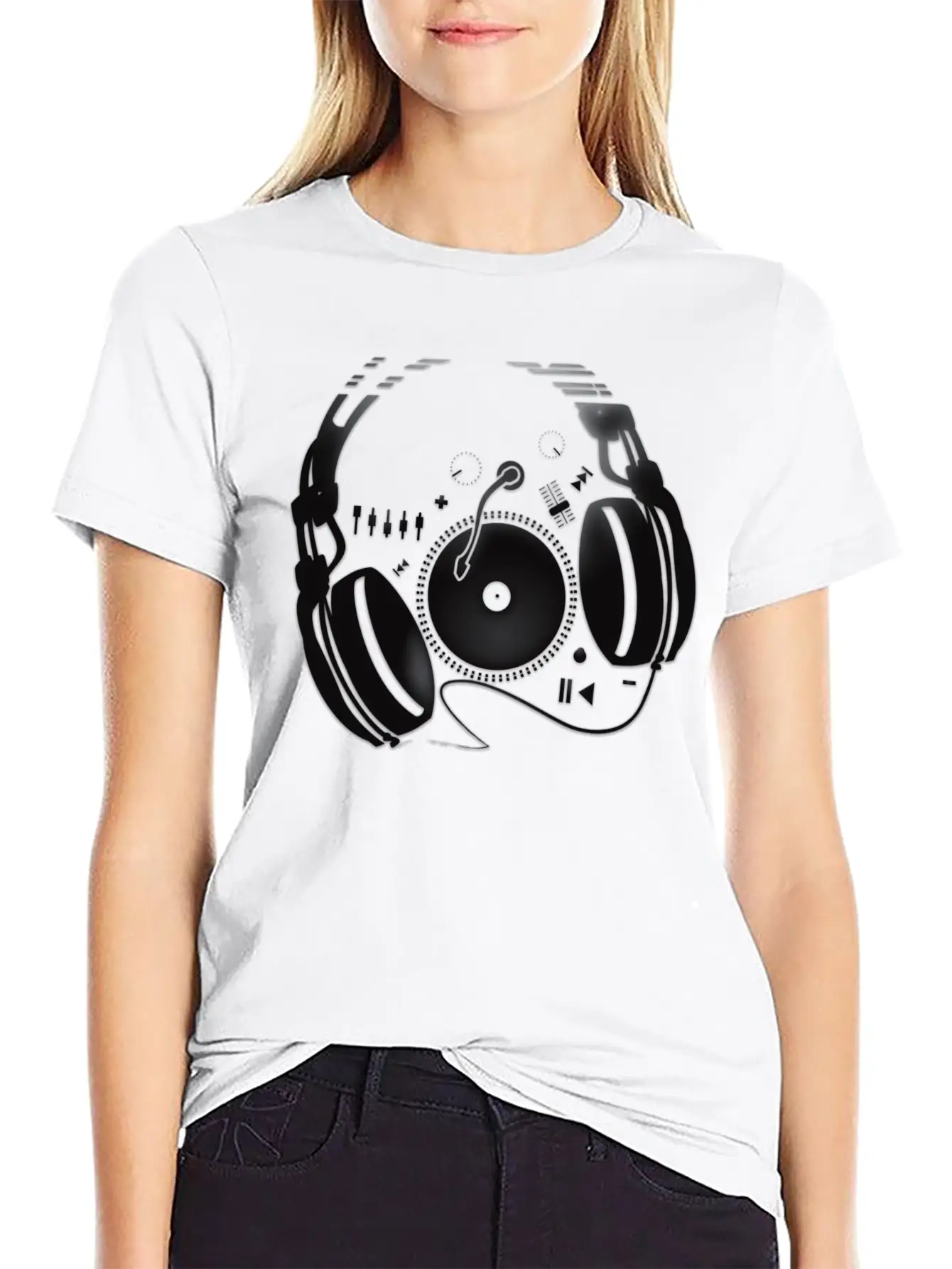 Headphones Basic Graphic T-Shirt – Daily Comfort In Soft Cotton