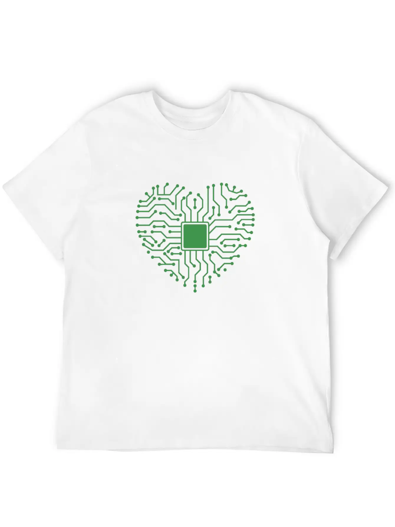 Heart From Electronics Profession Technique Curren Stylish Everyday T-Shirt – Unisex Basic Cotton Tee