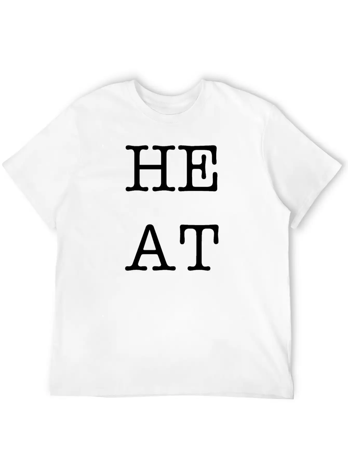 HEAT Character Square Basic Graphic T-Shirt – Daily Comfort In Soft Cotton