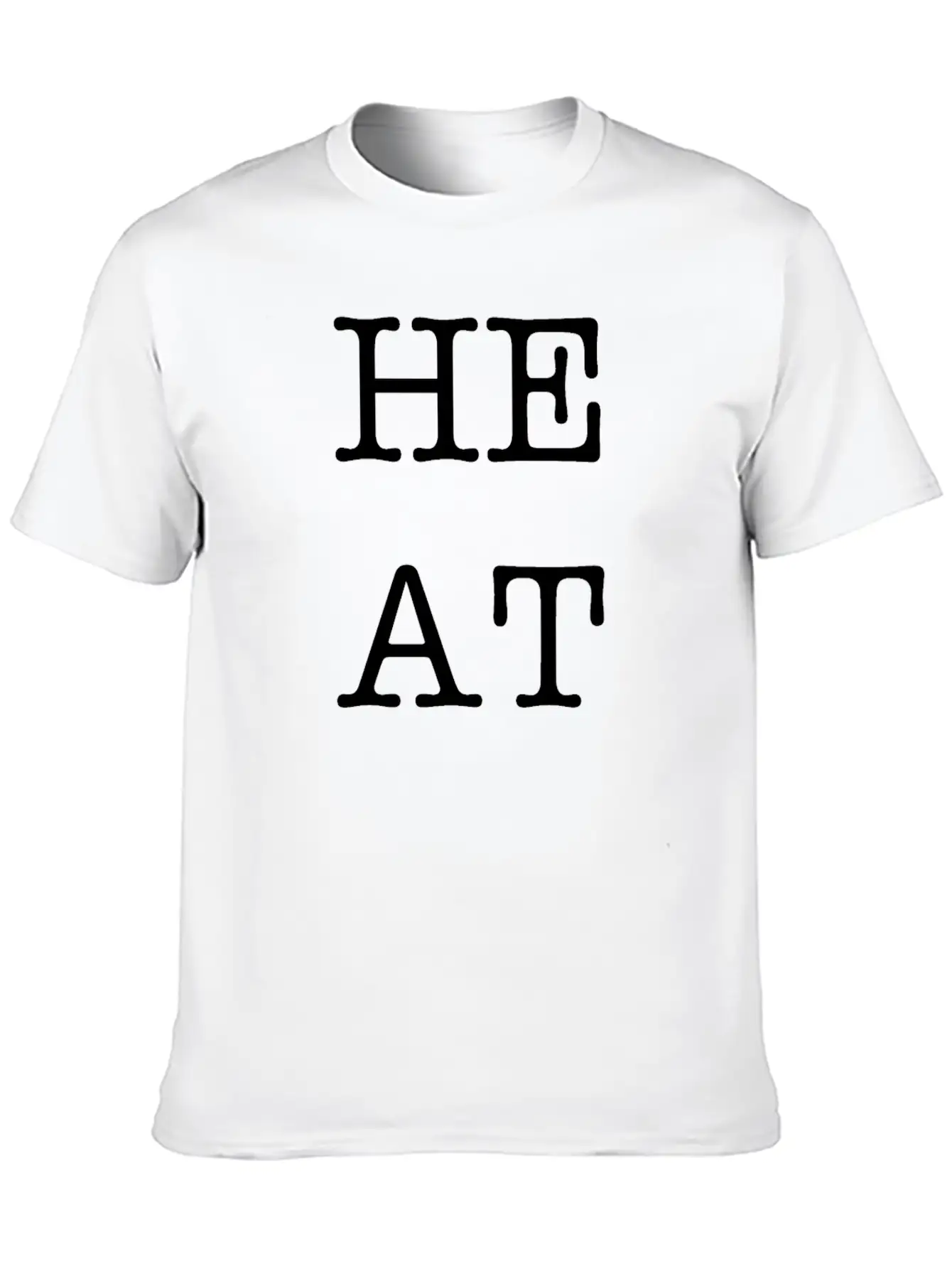 HEAT Character Square Basic Graphic T-Shirt – Daily Comfort In Soft Cotton