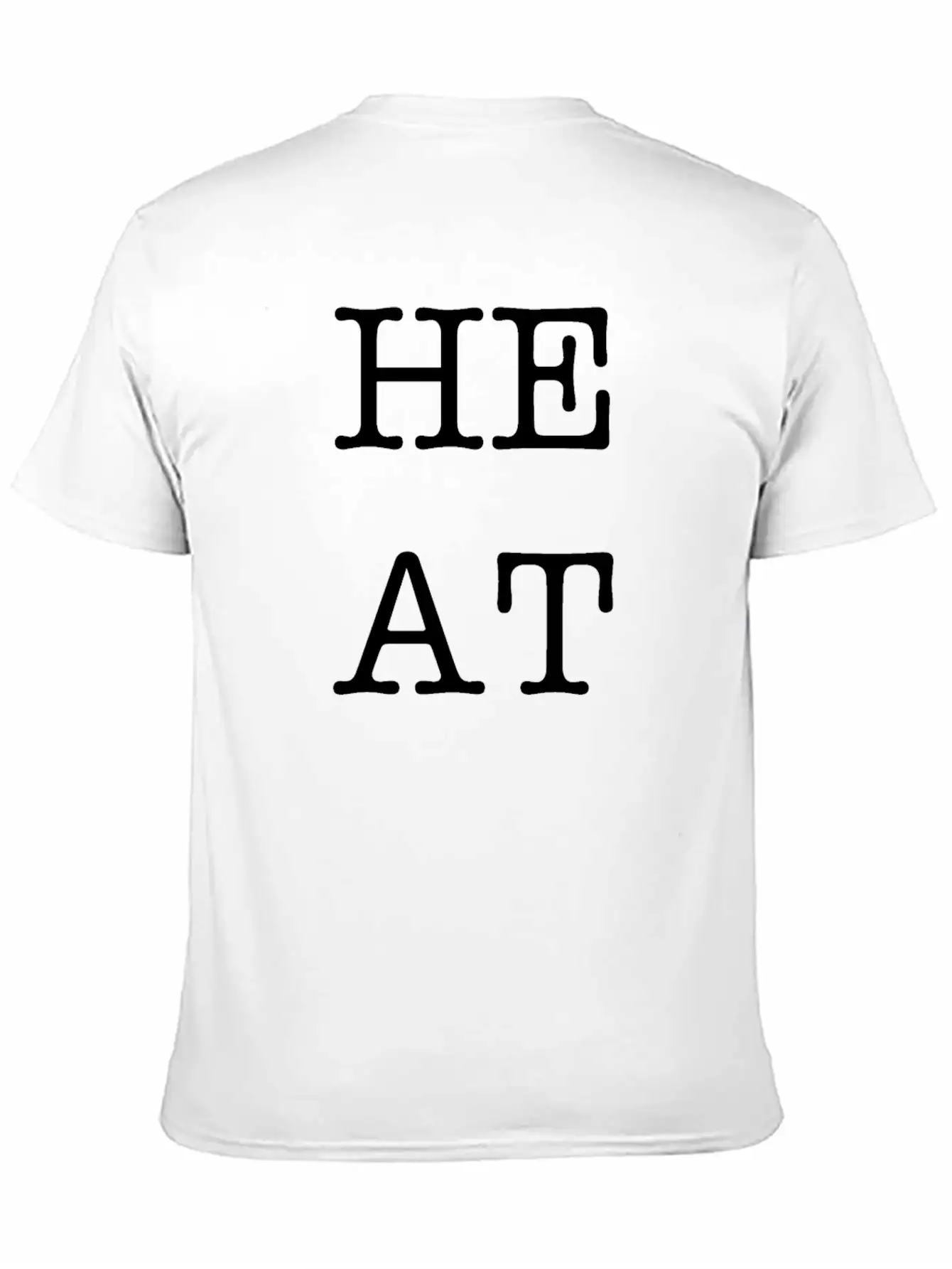 HEAT Character Square Basic Graphic T-Shirt – Daily Comfort In Soft Cotton