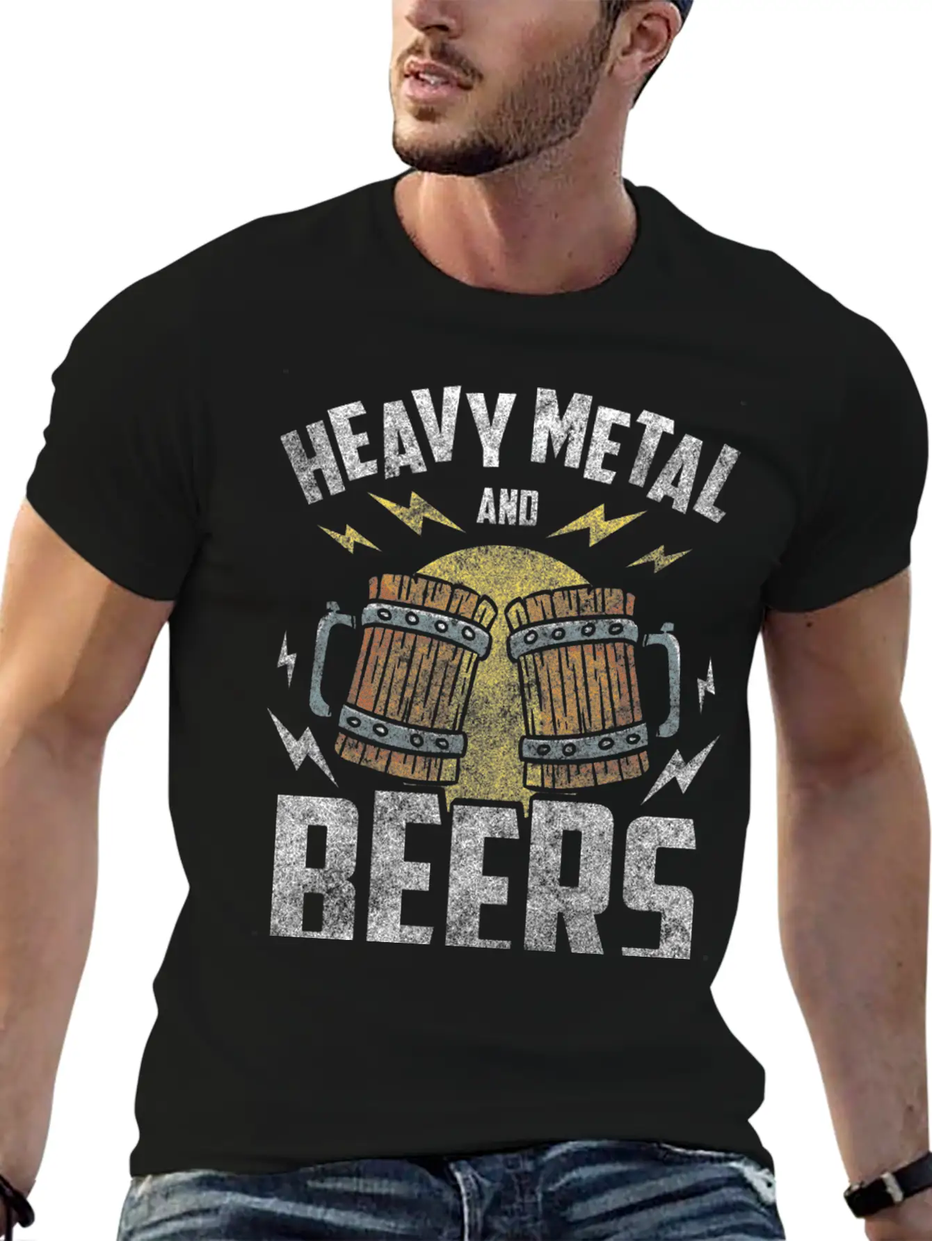 Heavy Metal Hard Rock Death Metal Stylish Everyday T-Shirt – Unisex Basic Cotton Tee