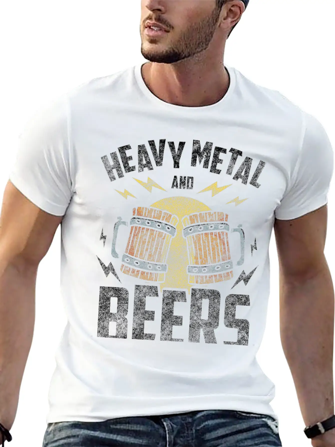 Heavy Metal Hard Rock Death Metal Stylish Everyday T-Shirt – Unisex Basic Cotton Tee