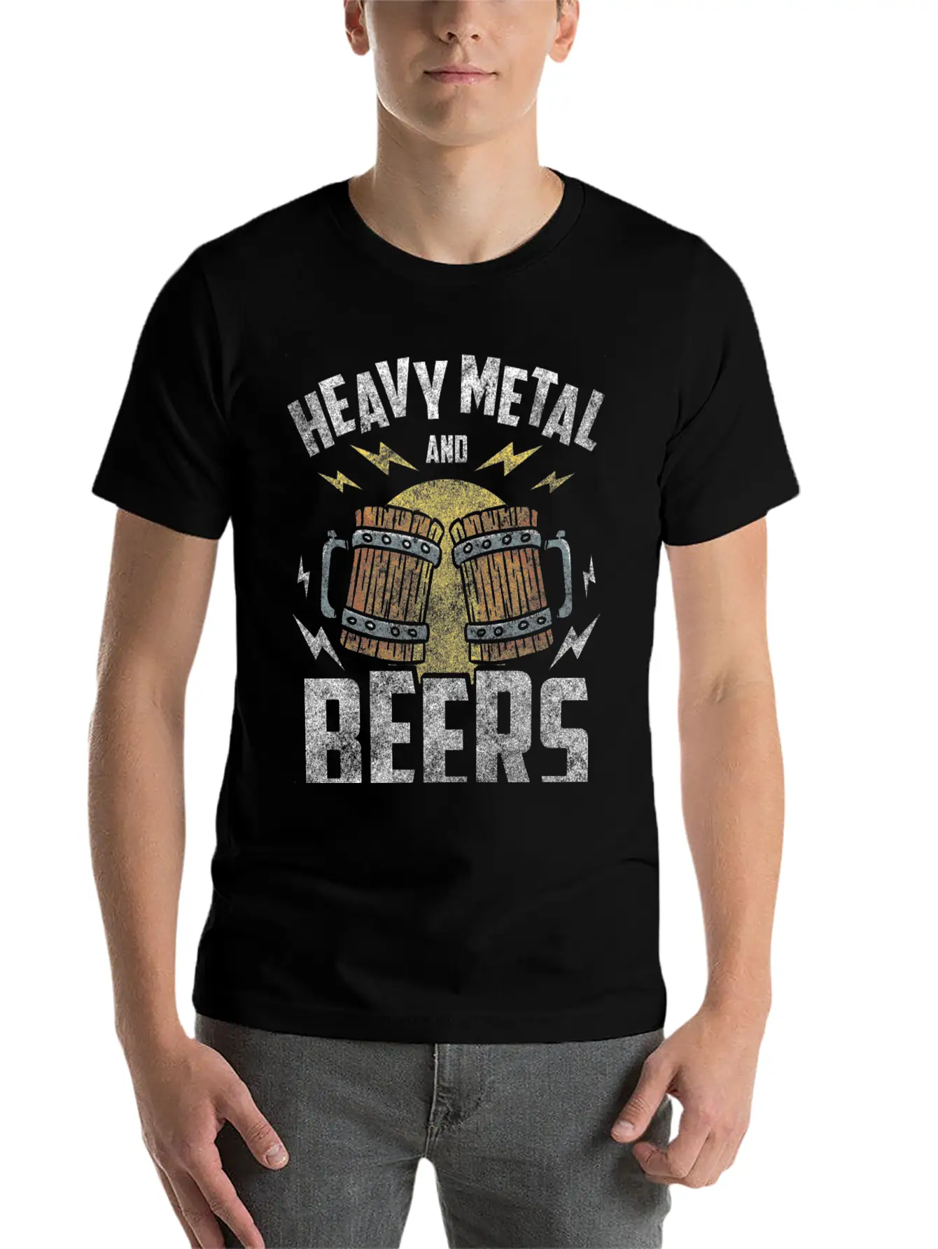 Heavy Metal Hard Rock Death Metal Stylish Everyday T-Shirt – Unisex Basic Cotton Tee