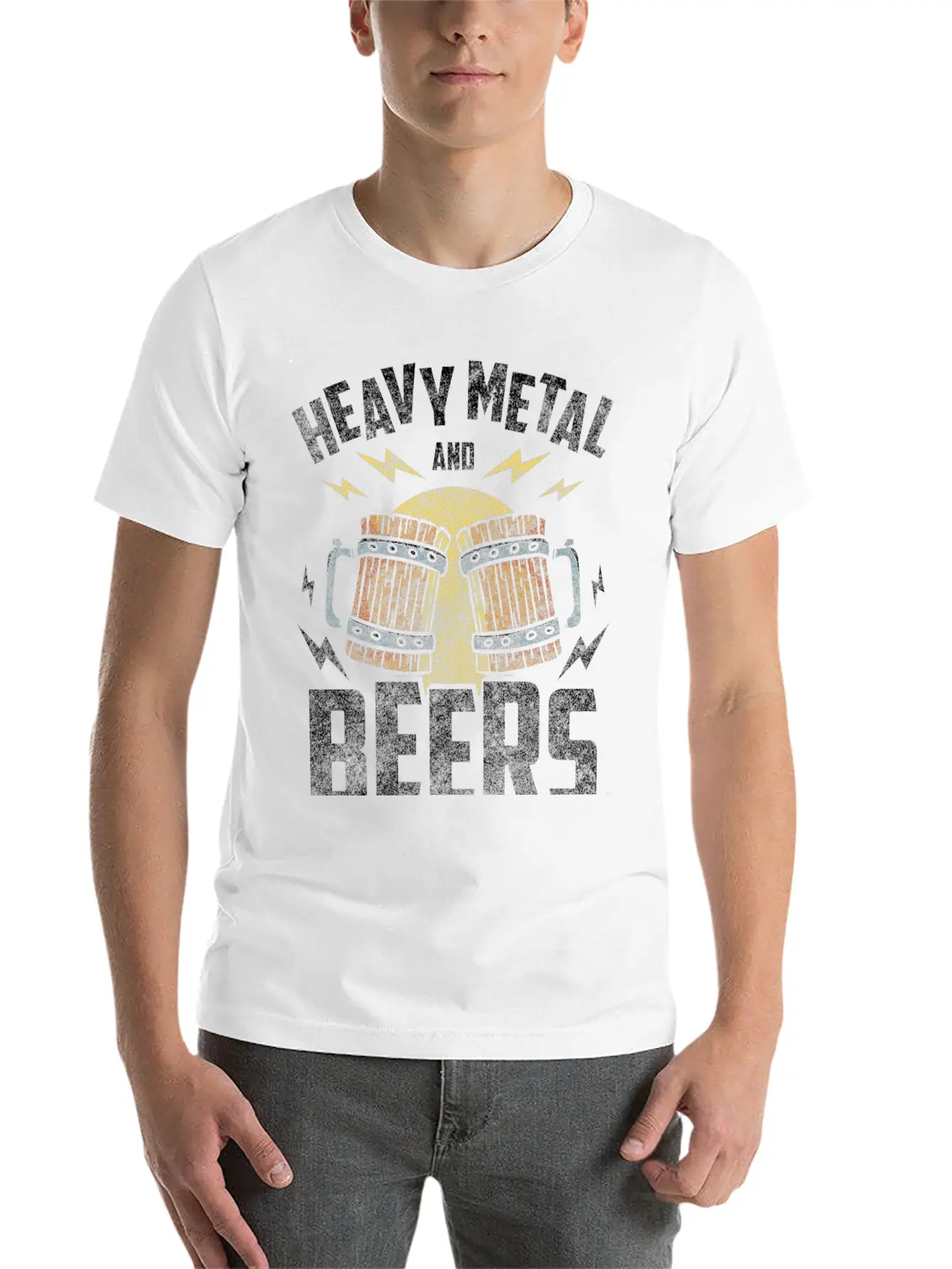 Heavy Metal Hard Rock Death Metal Stylish Everyday T-Shirt – Unisex Basic Cotton Tee