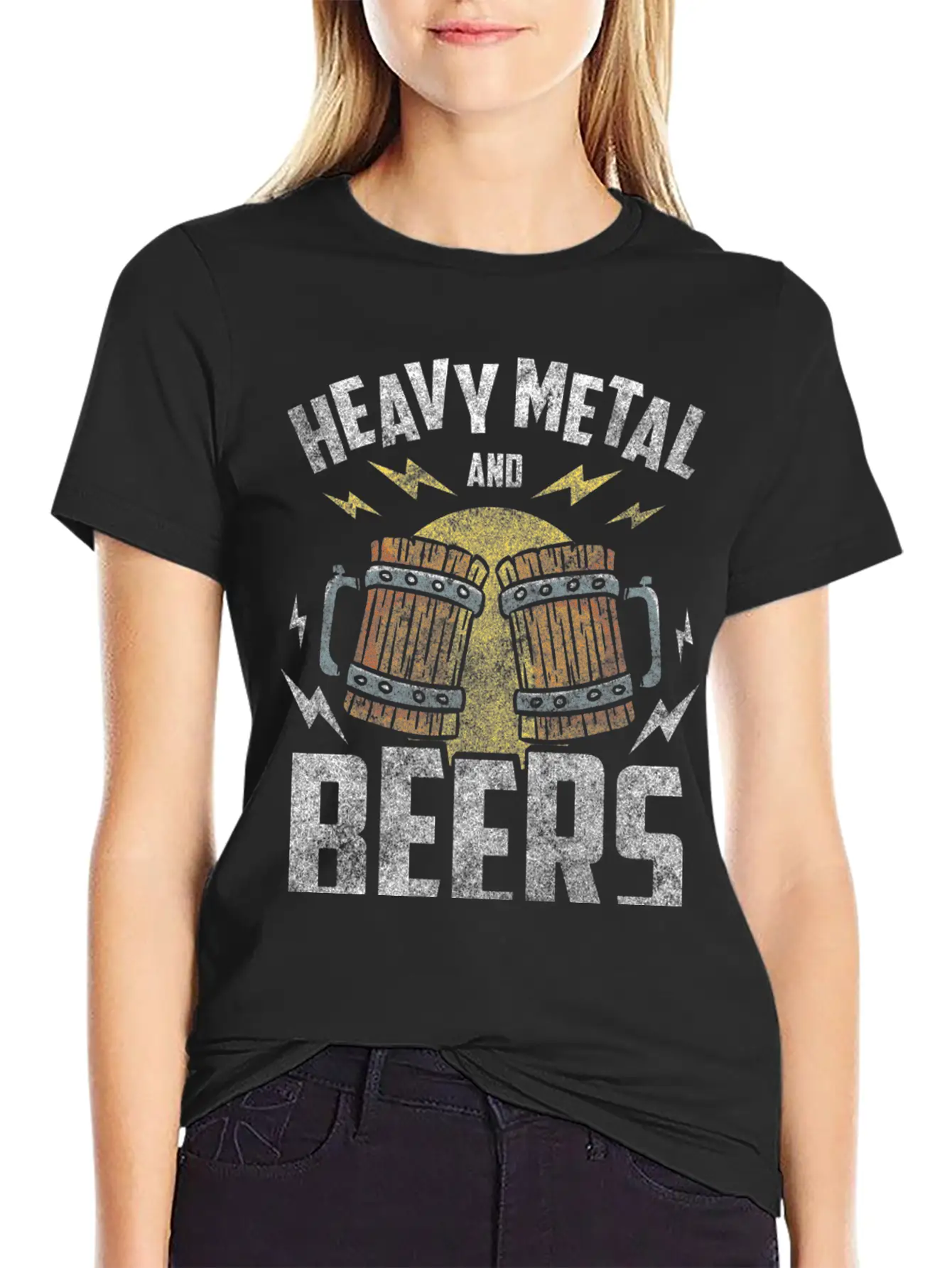 Heavy Metal Hard Rock Death Metal Stylish Everyday T-Shirt – Unisex Basic Cotton Tee