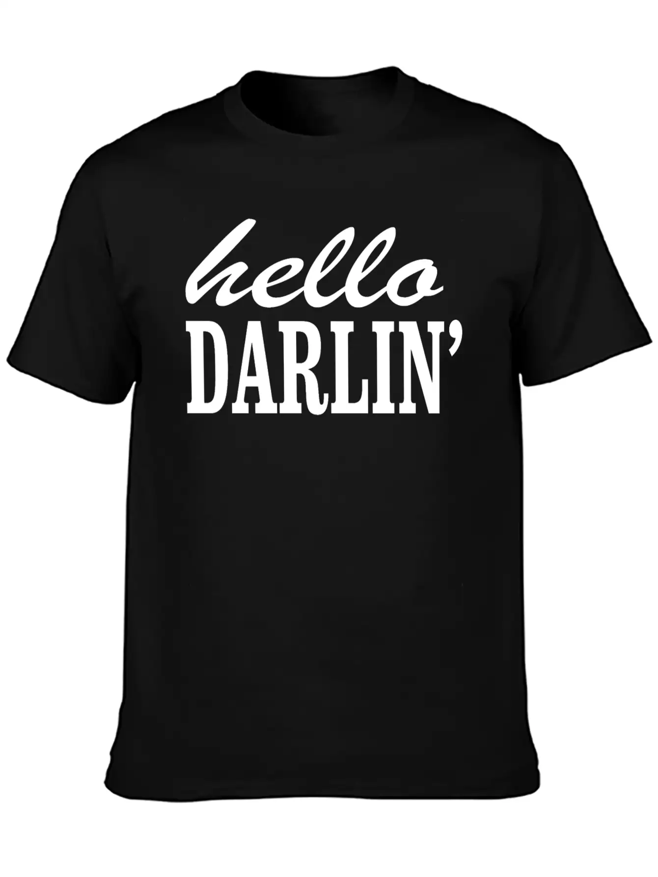 Hello DARLIN' Surprise Gifts Darlin Shirt, Western Stylish Everyday T-Shirt – Unisex Basic Cotton Tee