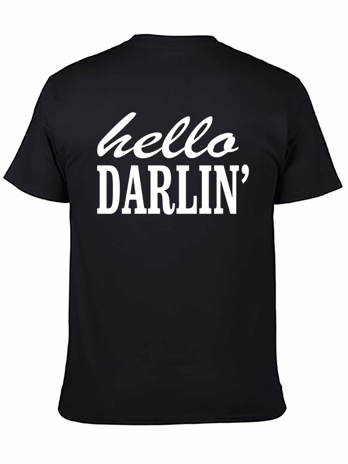 Hello DARLIN' Surprise Gifts Darlin Shirt, Western Stylish Everyday T-Shirt – Unisex Basic Cotton Tee