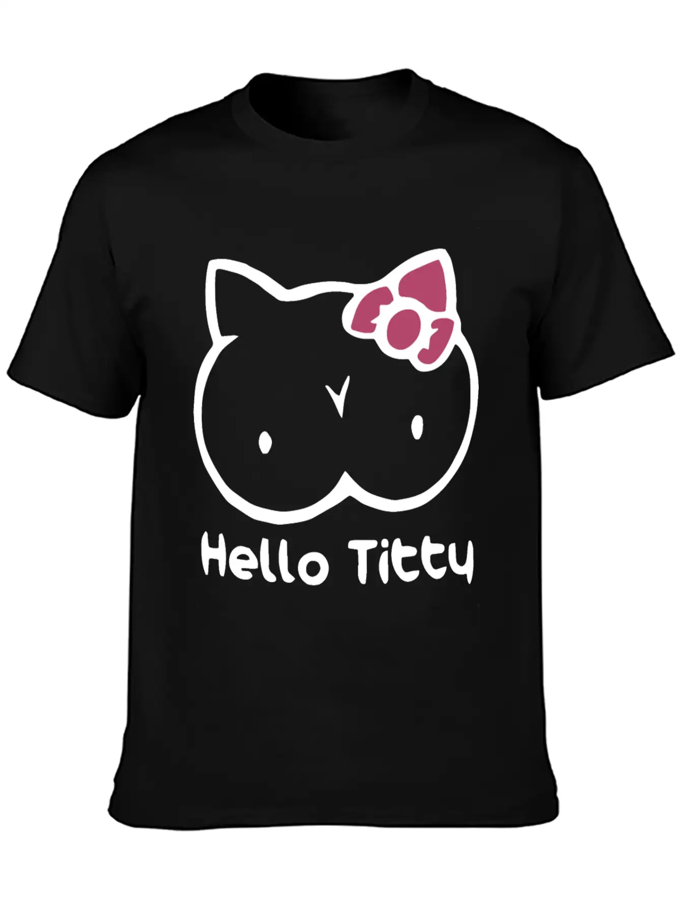 Hello Titty Chickend T Shirts Basic Graphic T-Shirt – Daily Comfort In Soft Cotton