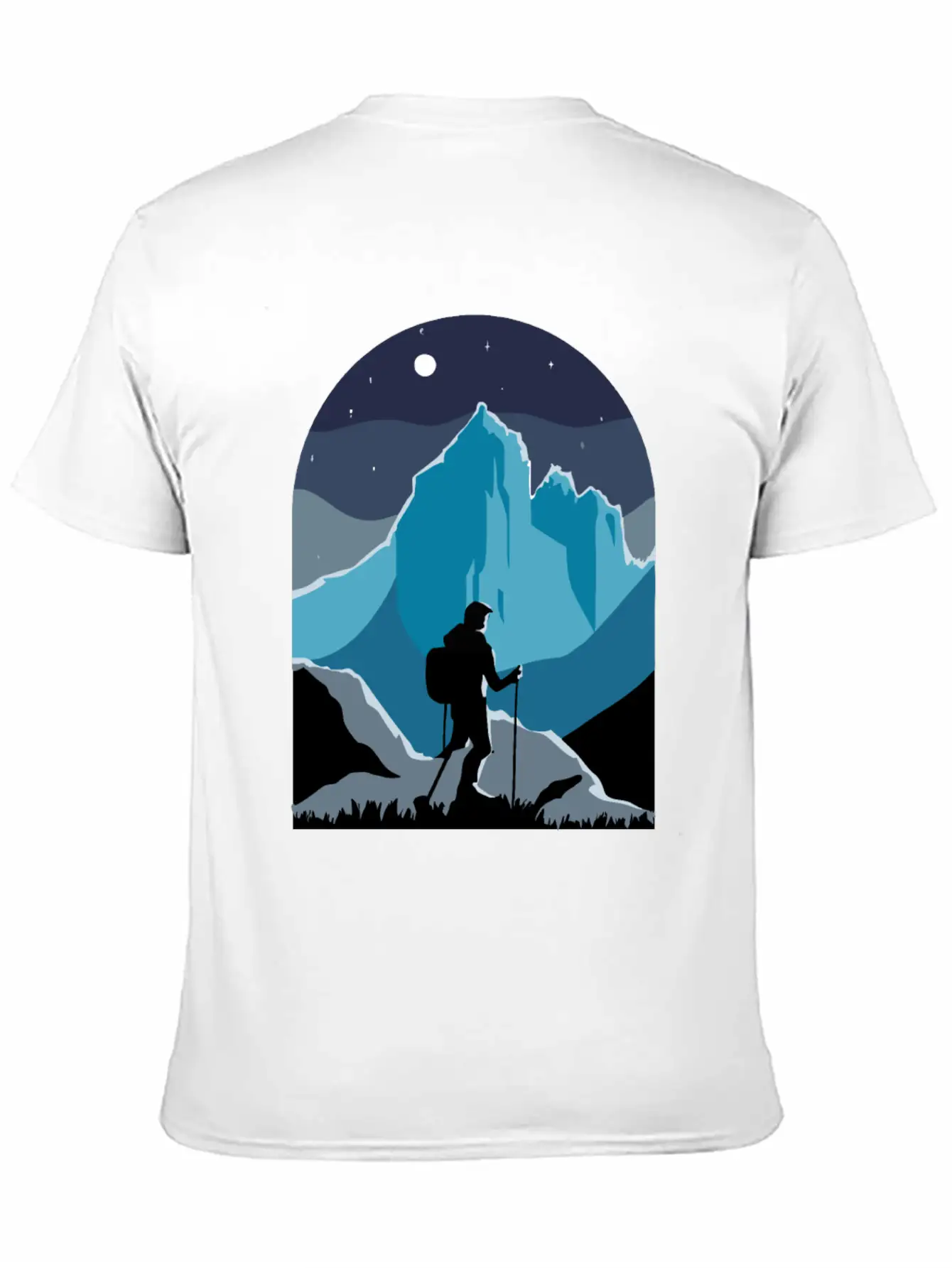 Hiking Lovers Minimalistic Stylish Everyday T-Shirt – Unisex Basic Cotton Tee