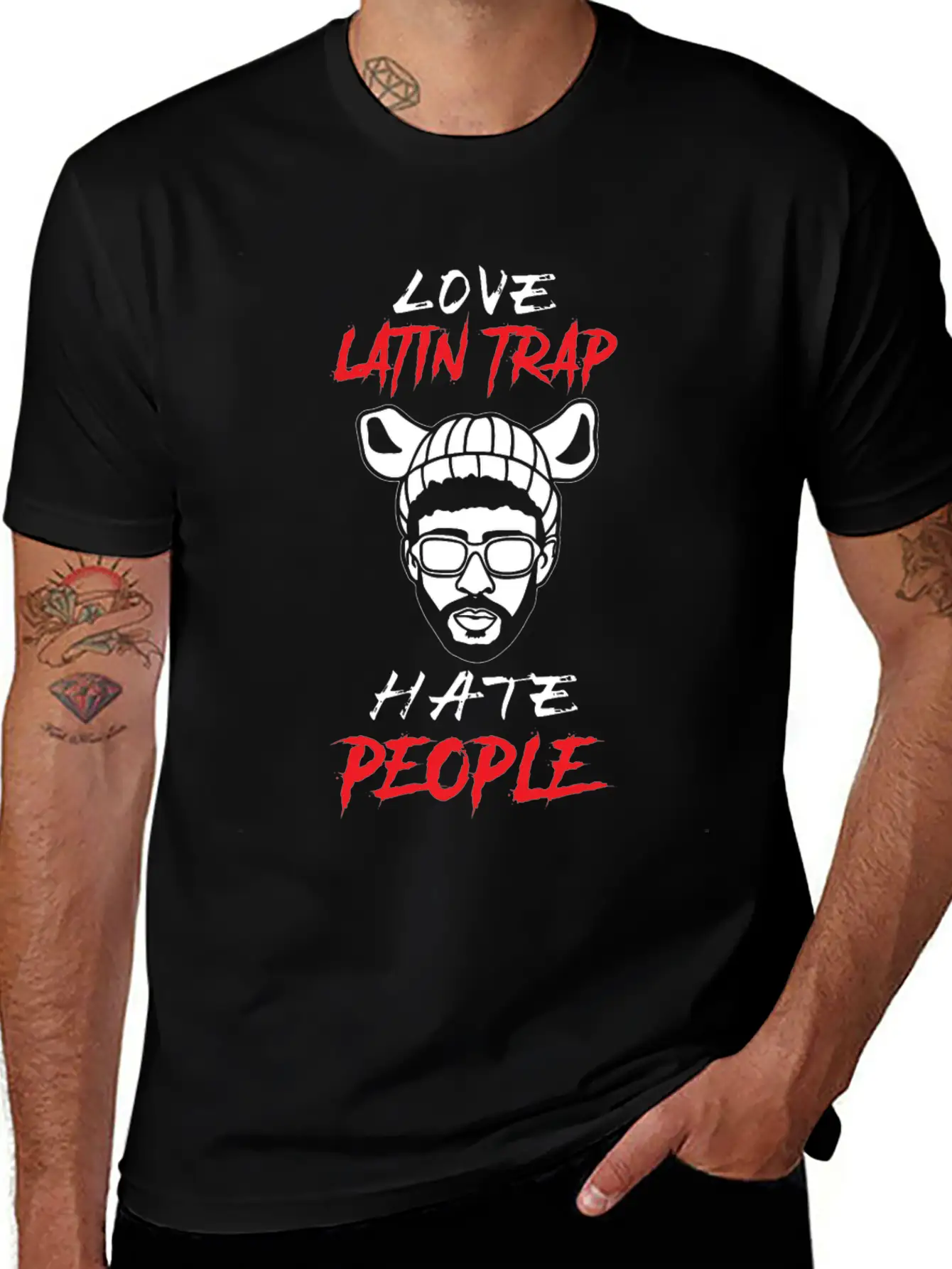 Hip Hop Latin Rap Stylish Everyday T-Shirt – Unisex Basic Cotton Tee