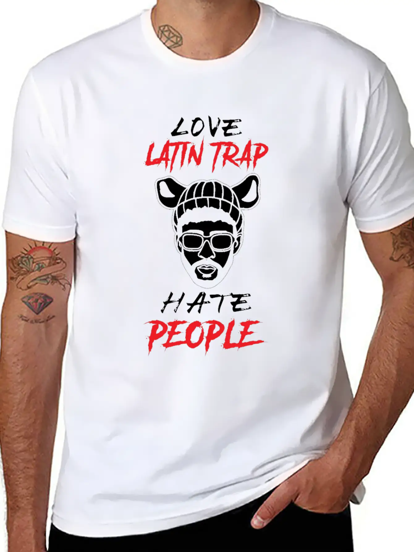 Hip Hop Latin Rap Stylish Everyday T-Shirt – Unisex Basic Cotton Tee