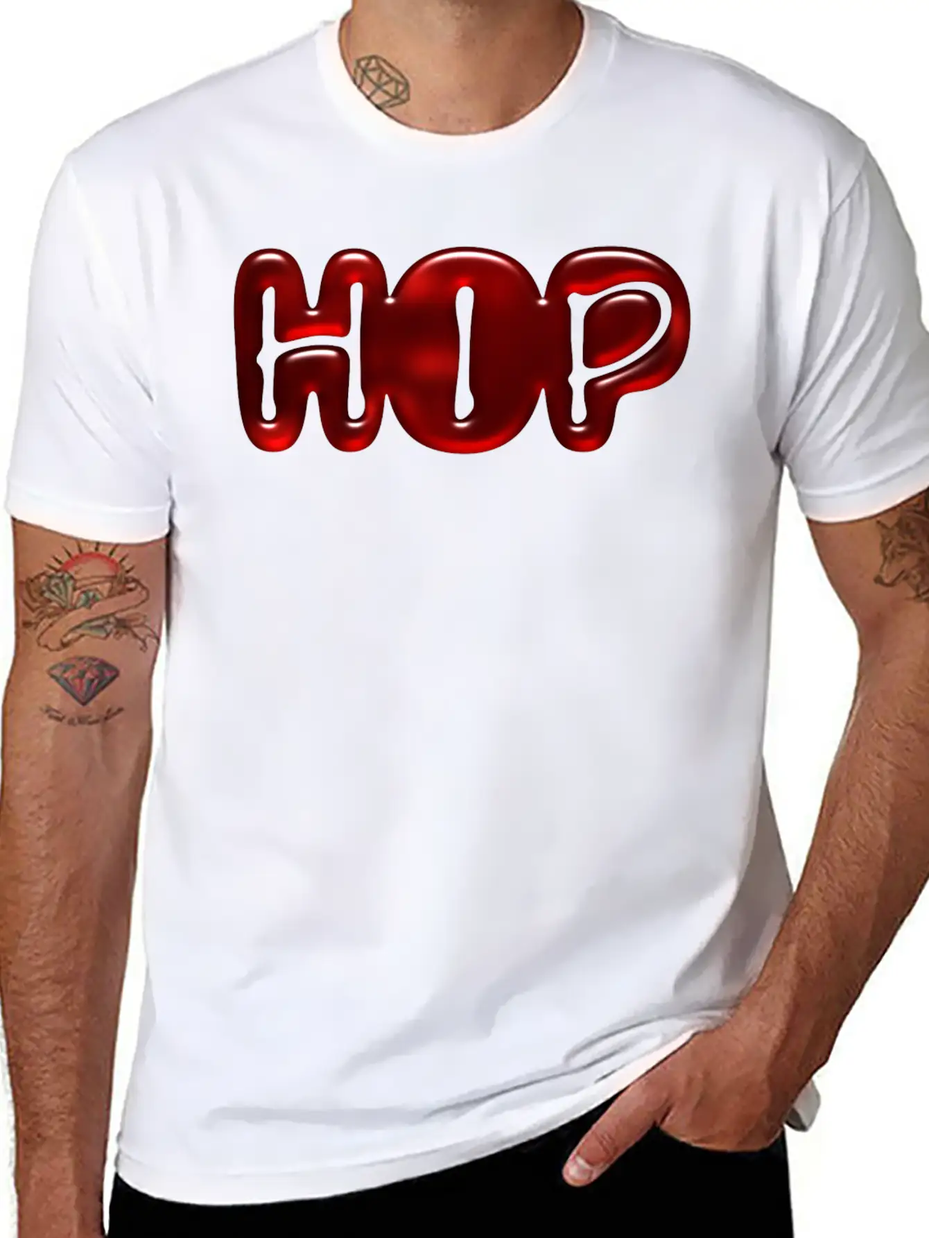 Hip Hop Lightweight Cotton T-Shirt – Daily Comfort Graphic Shirt