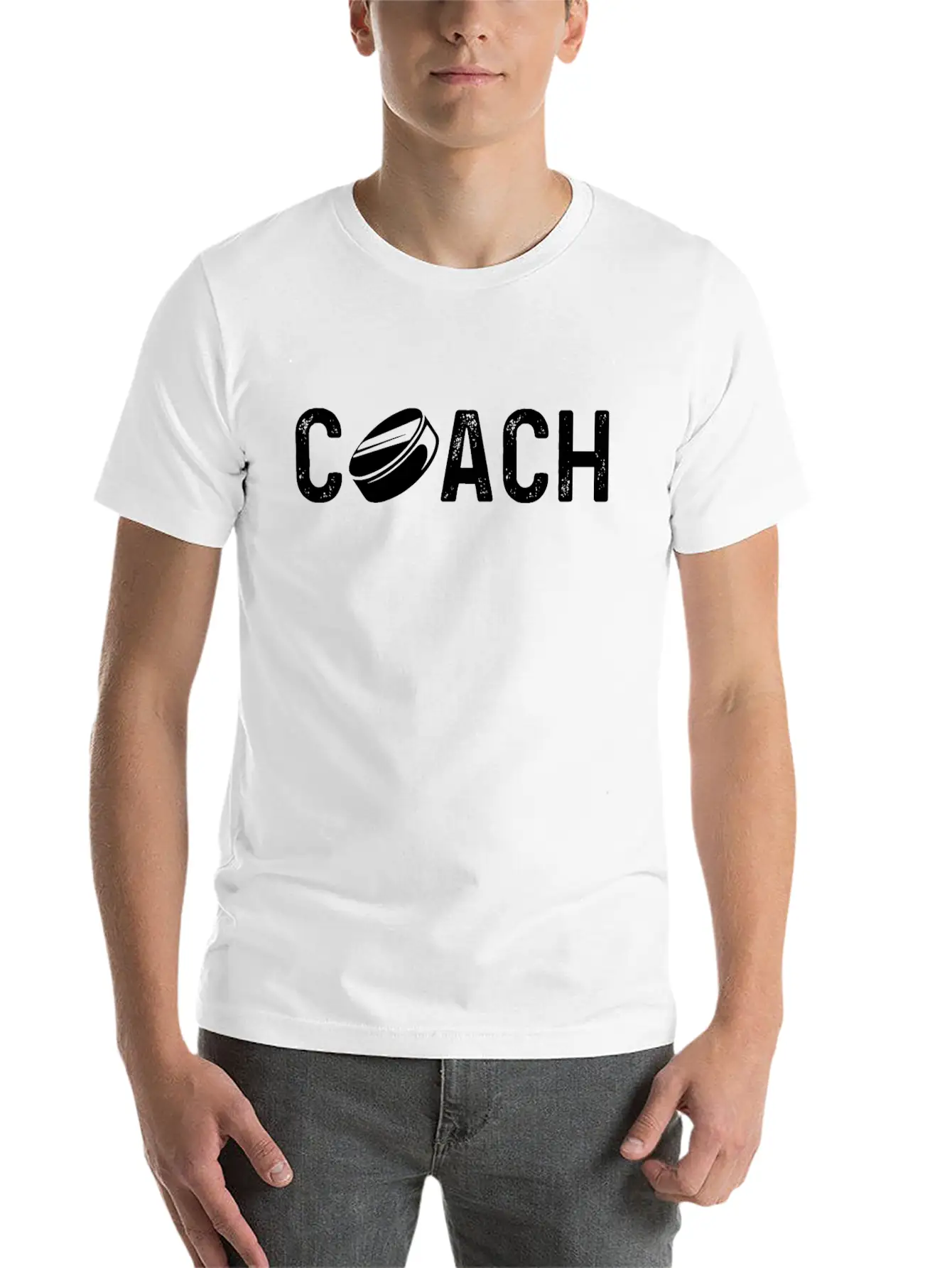 Hockey Coach Stylish Everyday T-Shirt – Unisex Basic Cotton Tee