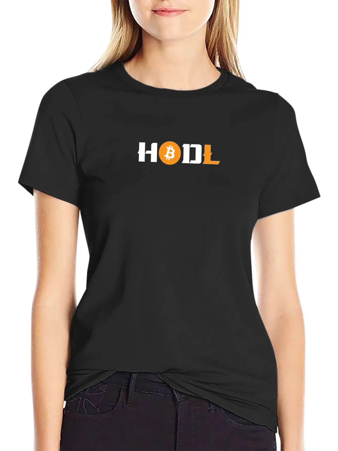 HODL Bitcoin - Crypto - Blockchain Stylish Everyday T-Shirt – Unisex Basic Cotton Tee