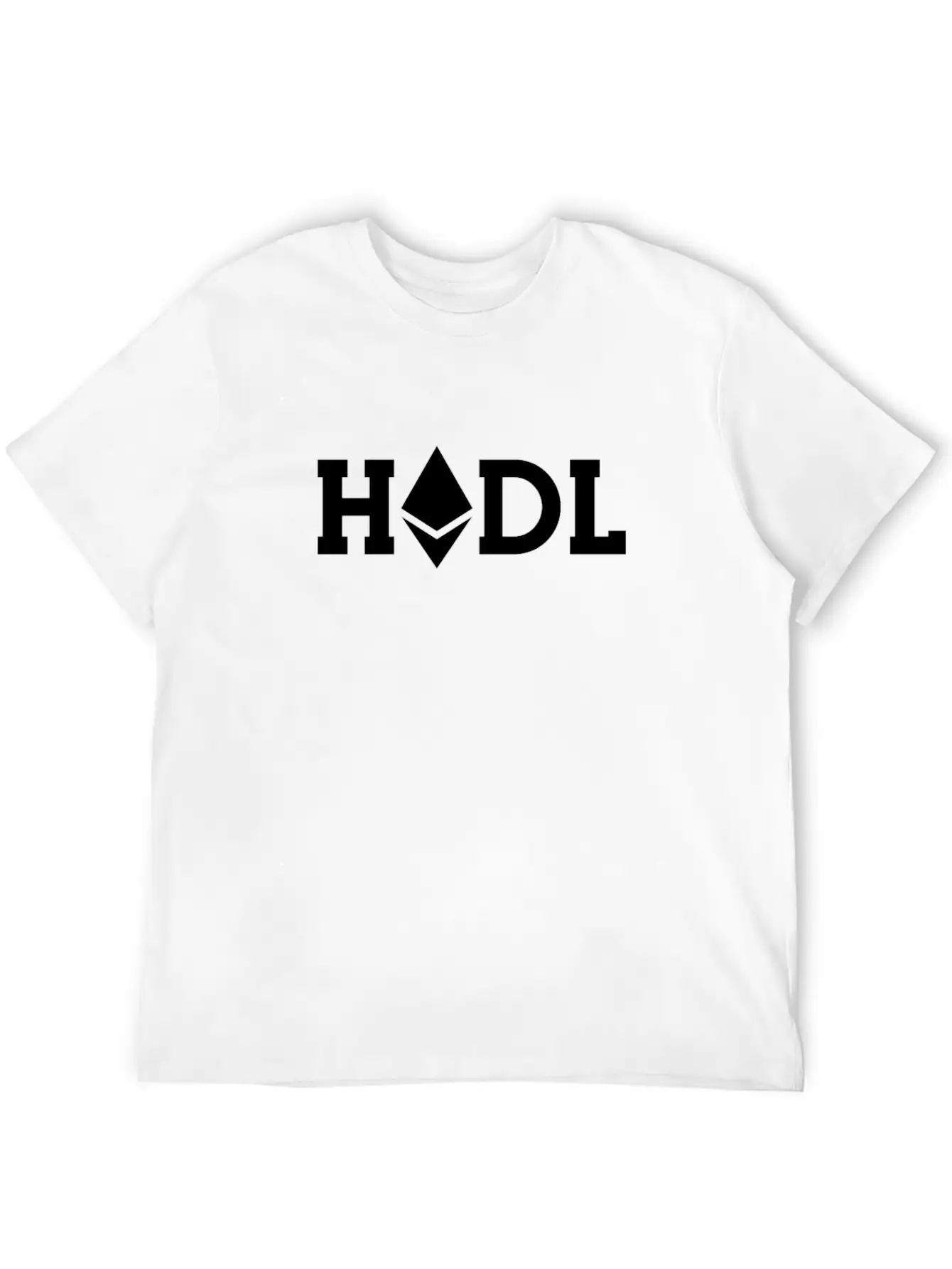 Hodl Ethereum Hodl Logo ETH Coin Freedom Crypto Classic Crew Neck Graphic Tee – Everyday Minimal Look