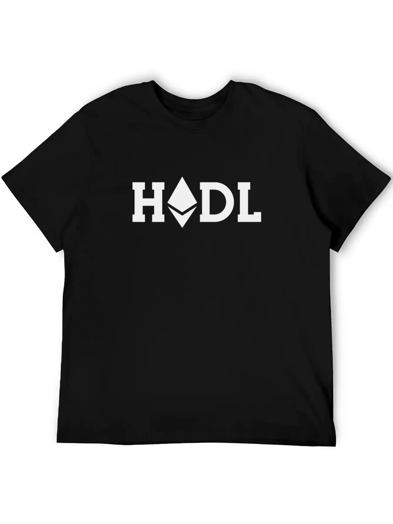 Hodl Ethereum Hodl Logo ETH Coin Freedom Crypto Classic Crew Neck Graphic Tee – Everyday Minimal Look
