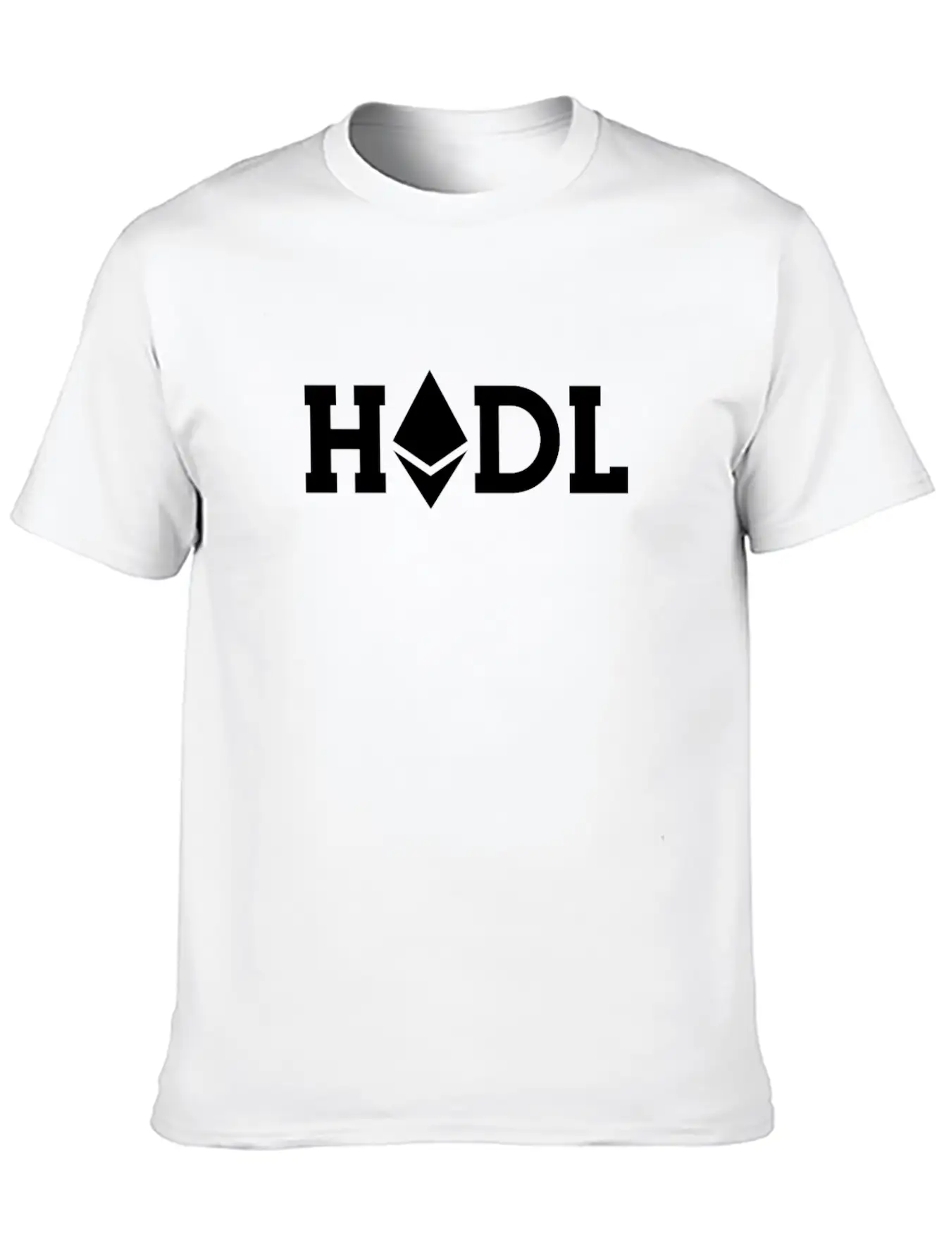 Hodl Ethereum Hodl Logo ETH Coin Freedom Crypto Classic Crew Neck Graphic Tee – Everyday Minimal Look