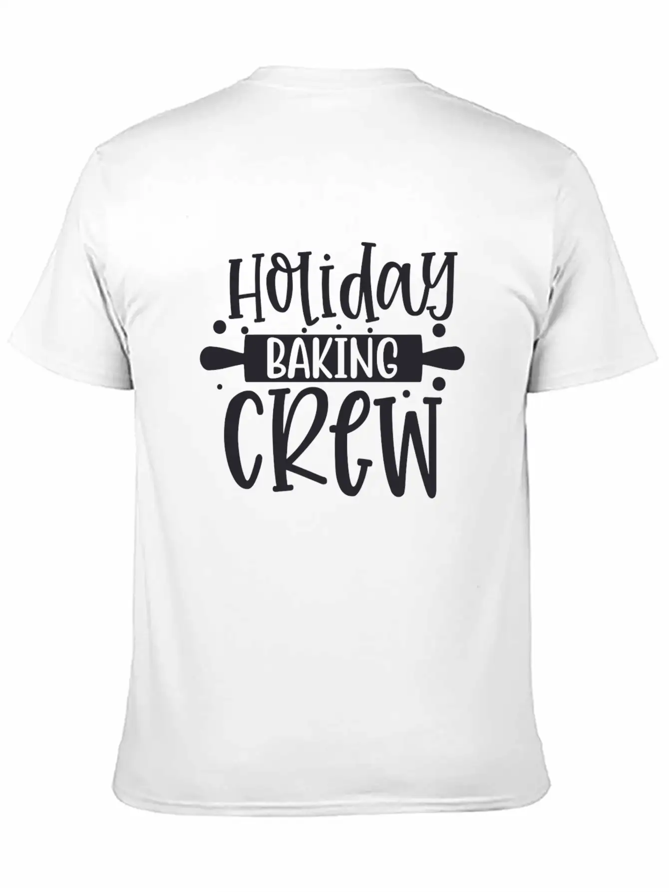 Holiday Baking Crew Lightweight Cotton T-Shirt – Daily Comfort Graphic Shirt
