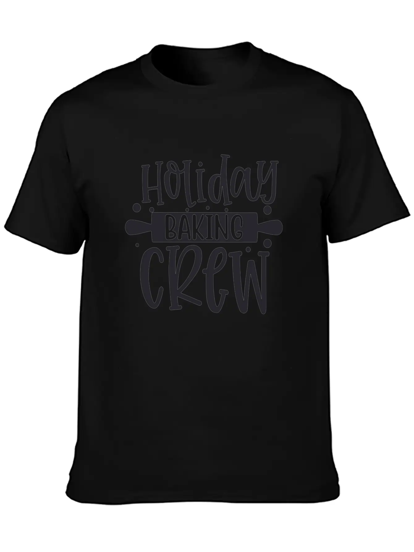 Holiday Baking Crew Lightweight Cotton T-Shirt – Daily Comfort Graphic Shirt