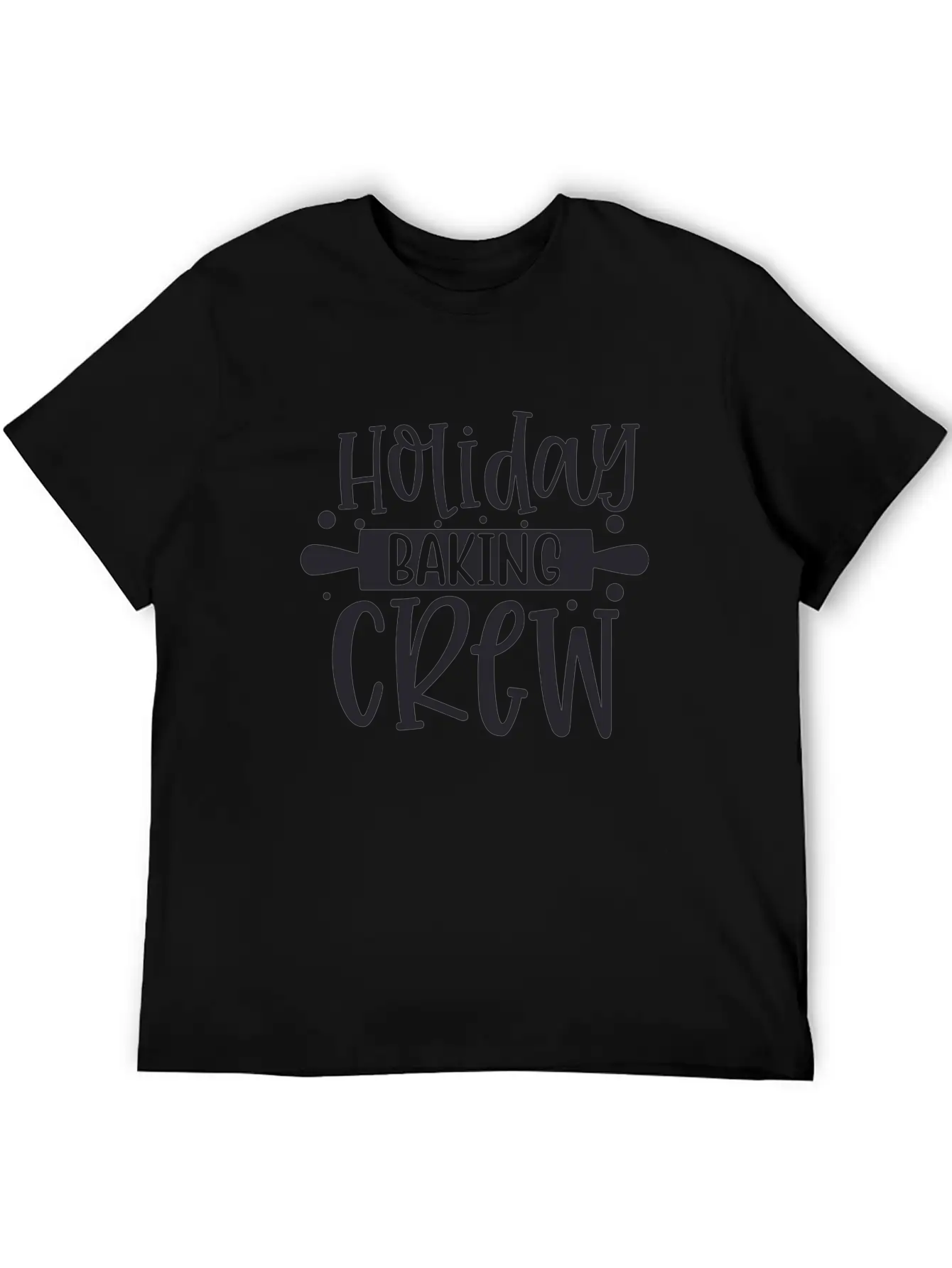 Holiday Baking Crew Lightweight Cotton T-Shirt – Daily Comfort Graphic Shirt