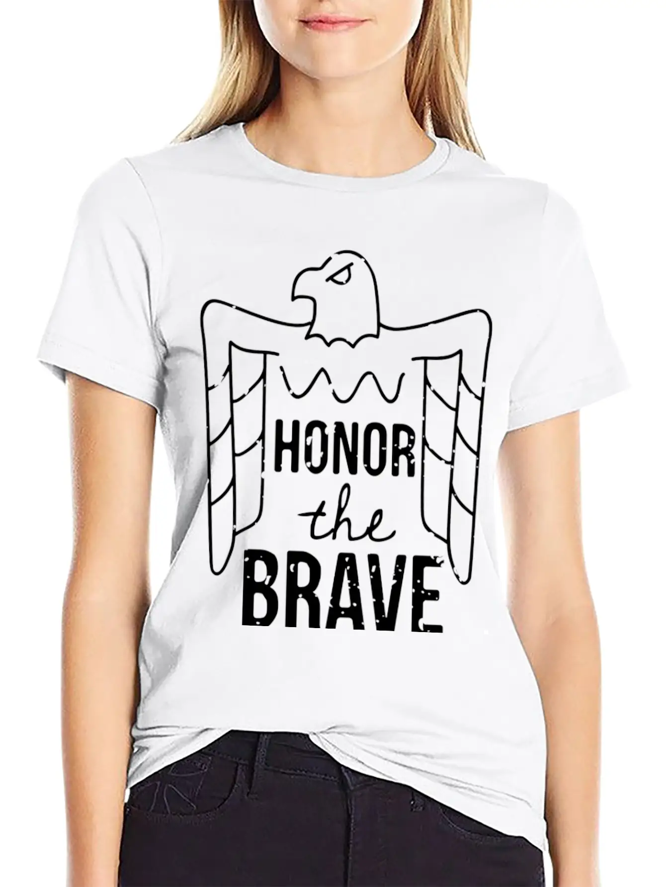 Honor The Brave Basic Graphic T-Shirt – Daily Comfort In Soft Cotton