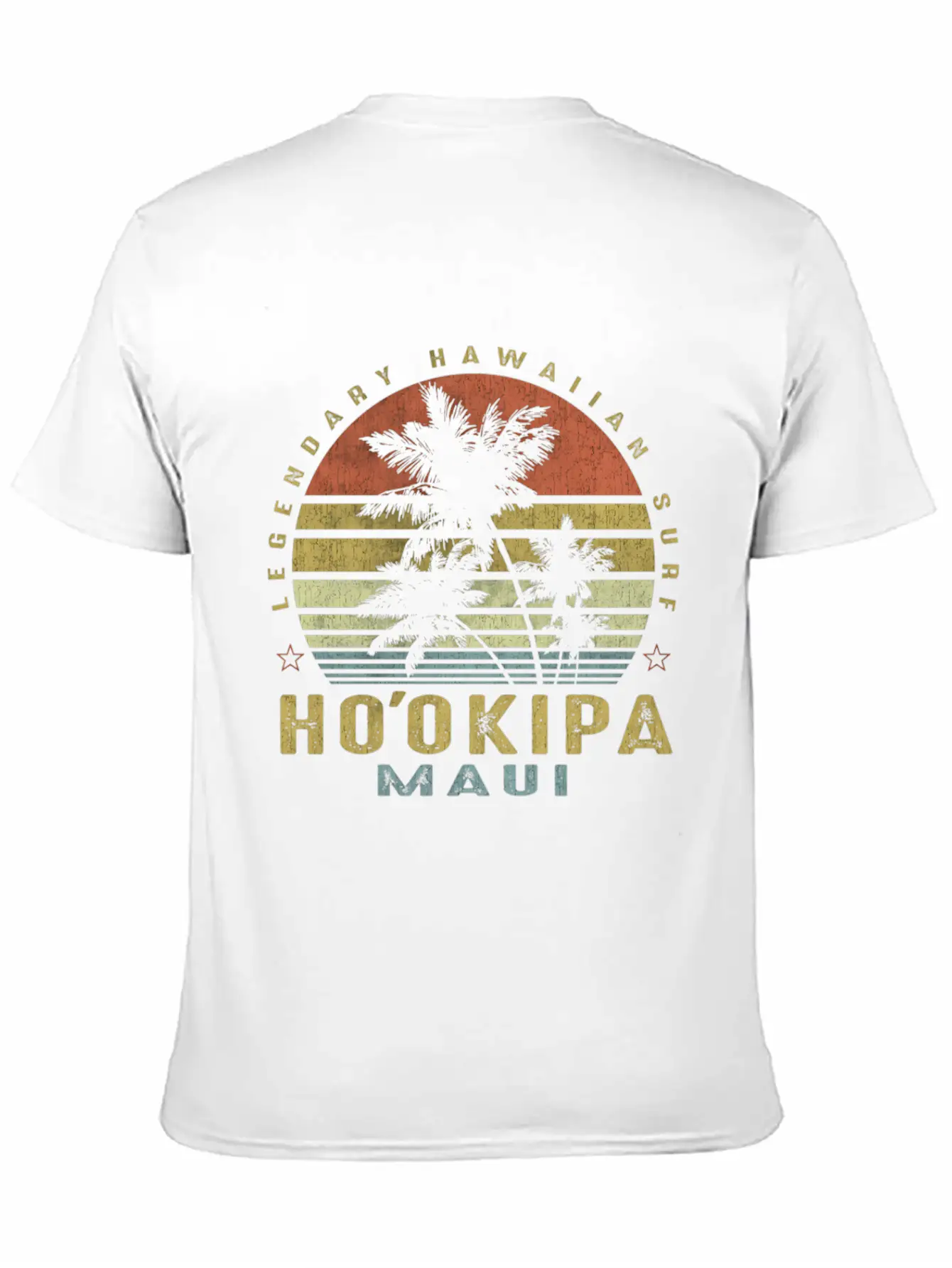 Hookipa Maui Palm Sunset Beach Relaxed Everyday Tee – Lightweight And Durable Cotton