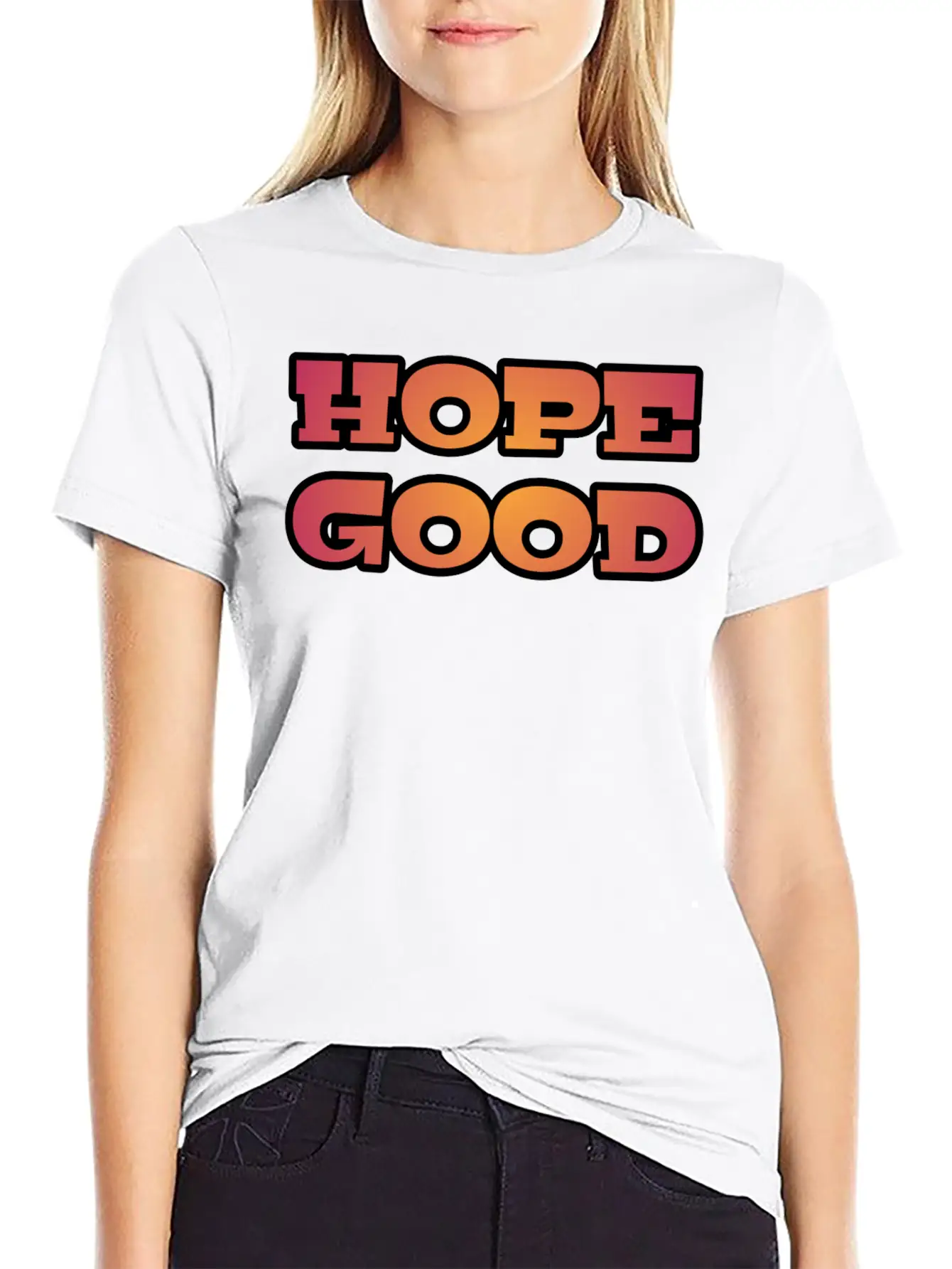 Hope Good Casual Graphic T-Shirt – Simple And Comfortable Daily Wear