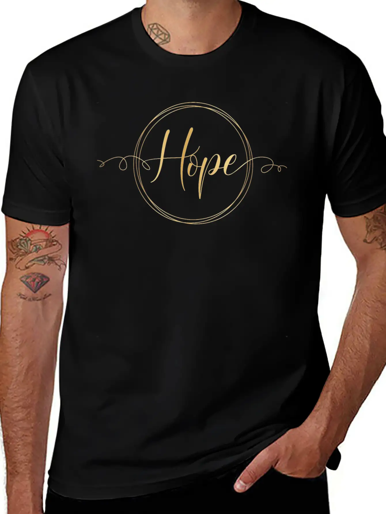 Hope Positive Motivation Stylish Everyday T-Shirt – Unisex Basic Cotton Tee