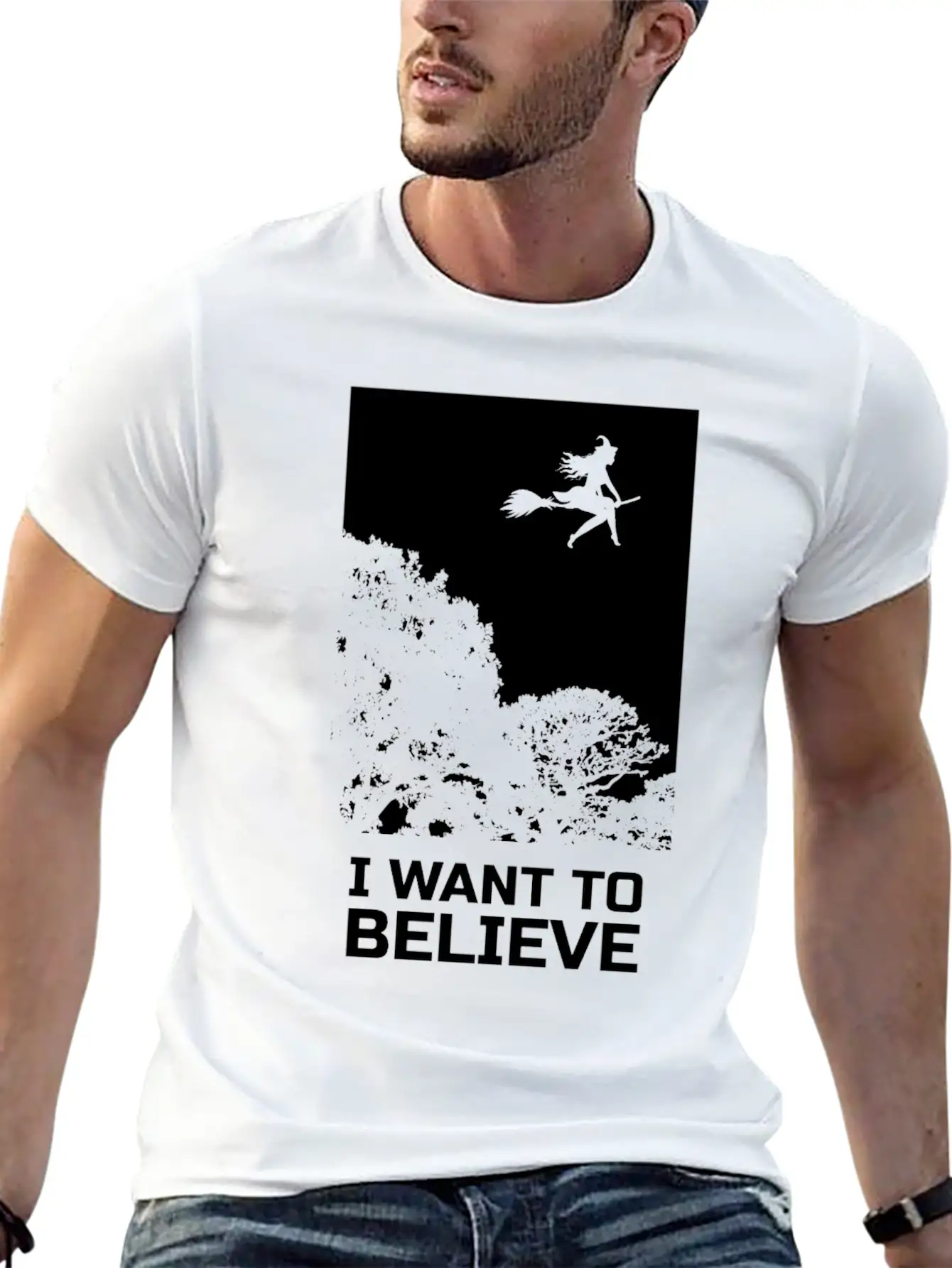 Horror Movie Outfit Film Festival Halloween Witch Basic Graphic T-Shirt – Daily Comfort In Soft Cotton