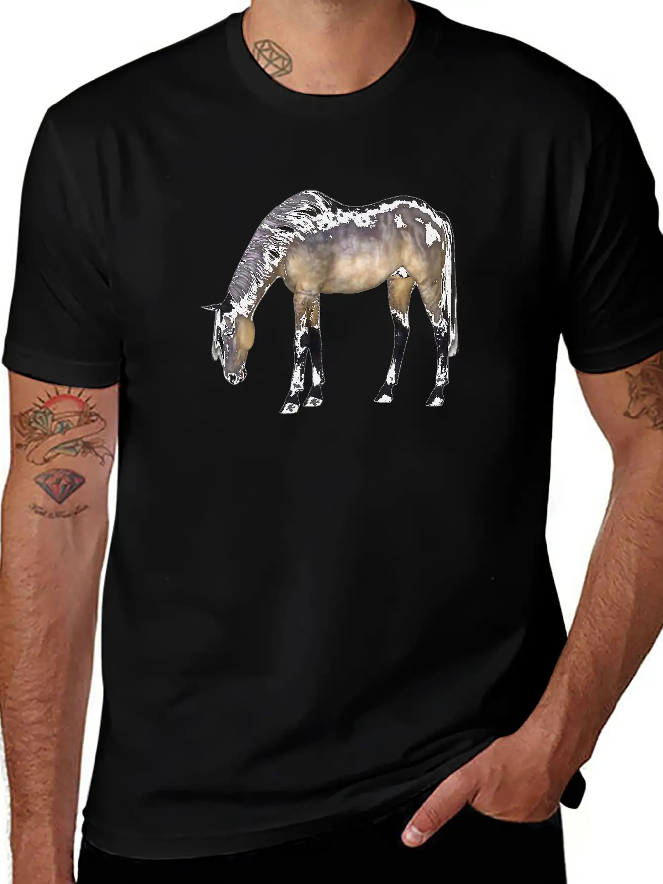 Horse Basic Graphic T-Shirt – Daily Comfort In Soft Cotton