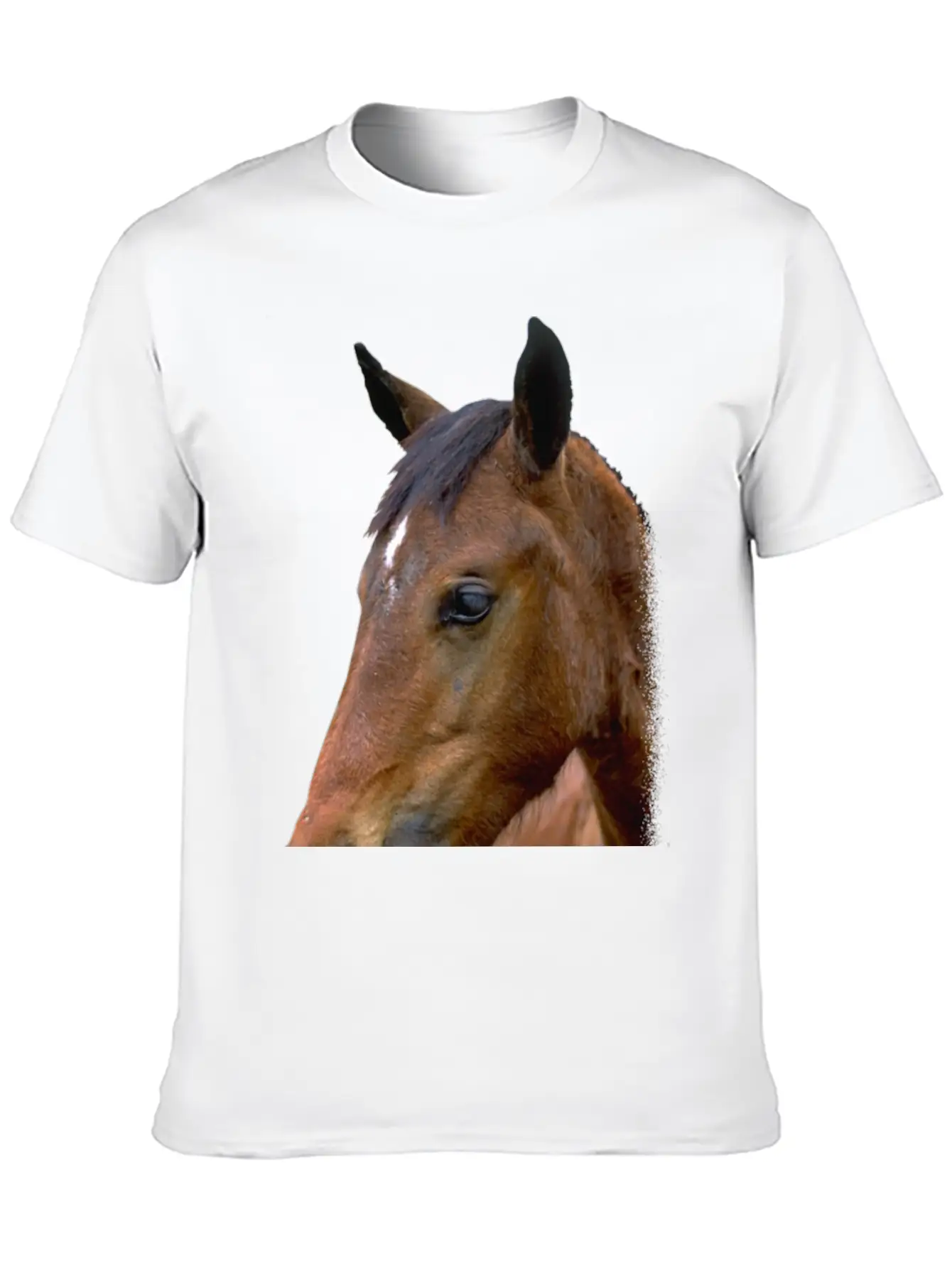 Horse Head Race Horse Stylish Everyday T-Shirt – Unisex Basic Cotton Tee