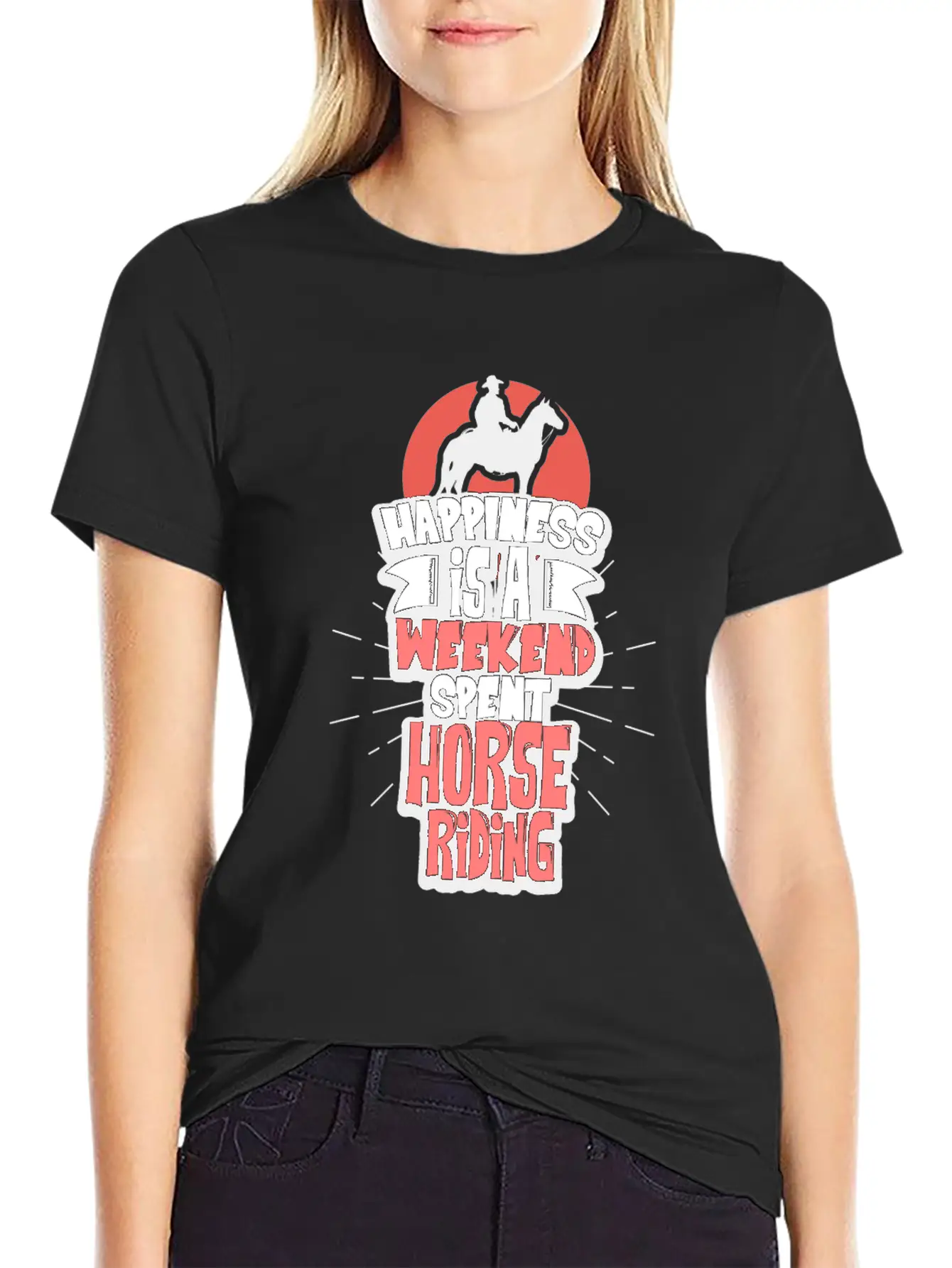 Horse Rider Horseman Stylish Everyday T-Shirt – Unisex Basic Cotton Tee